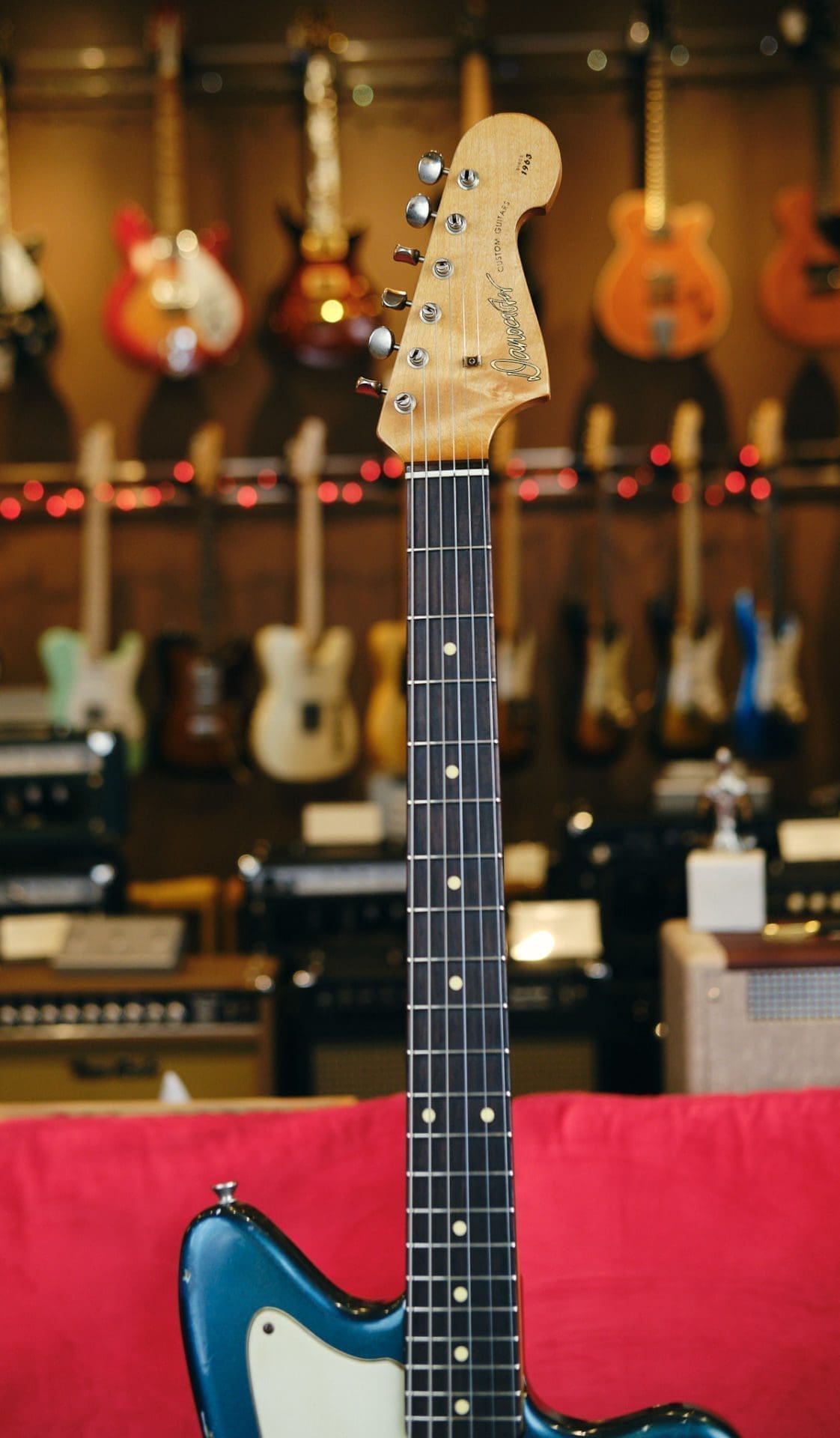 Danocaster Triple Pickup Telemaster-Style Offset Electric Guitar in Lake Placid Blue-Bridge Pickup by Arcane Pickups! Rare & In Stock! - Image 11