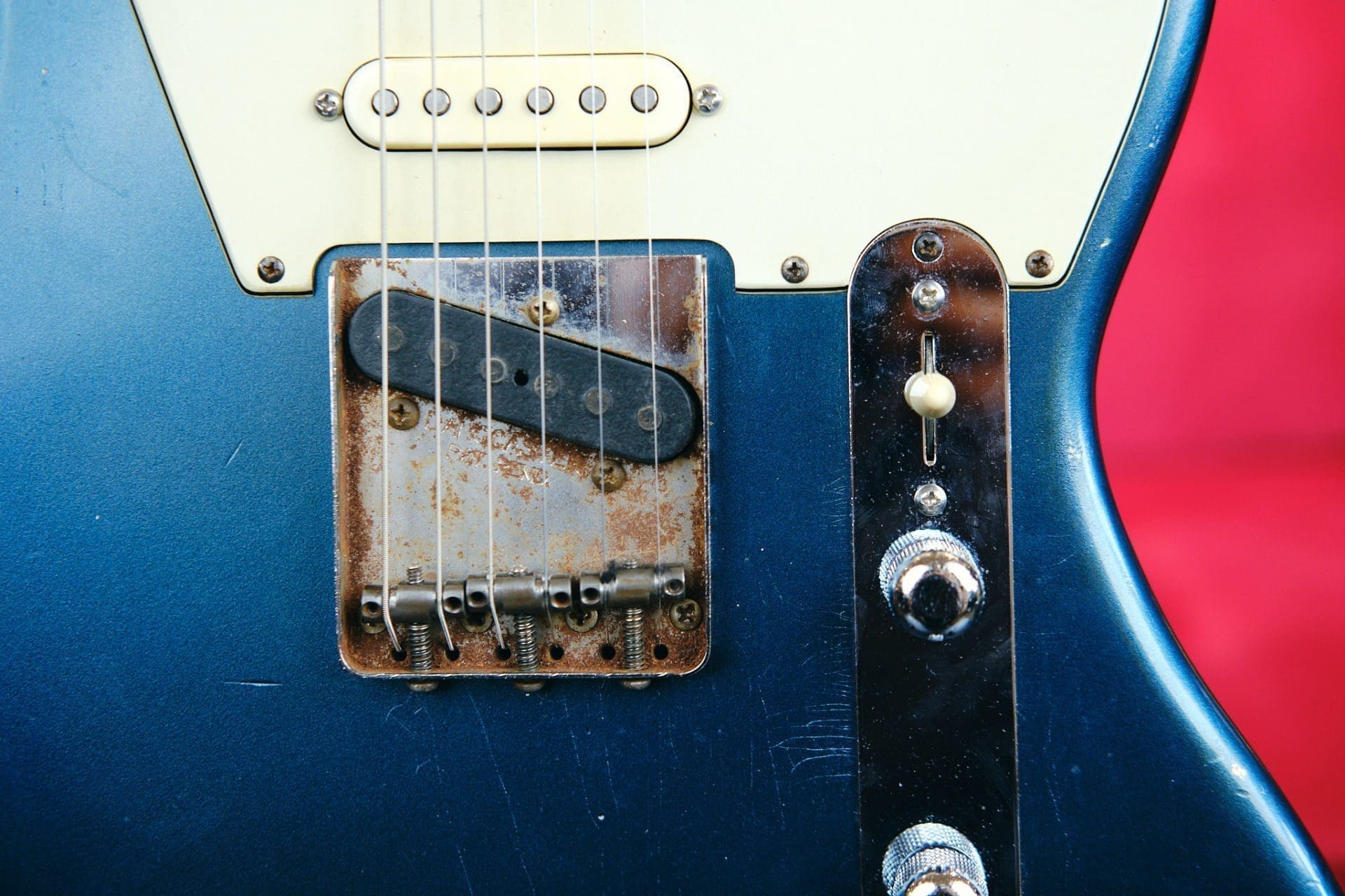 Danocaster Triple Pickup Telemaster-Style Offset Electric Guitar in Lake Placid Blue-Bridge Pickup by Arcane Pickups! Rare & In Stock! - Image 7