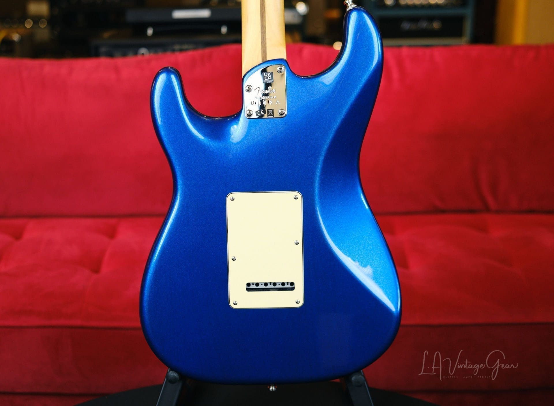 Fender American Ultra Stratocaster 2022-Alder Body in a Cobra Blue Gloss Finish-Mint Condition! - Image 14