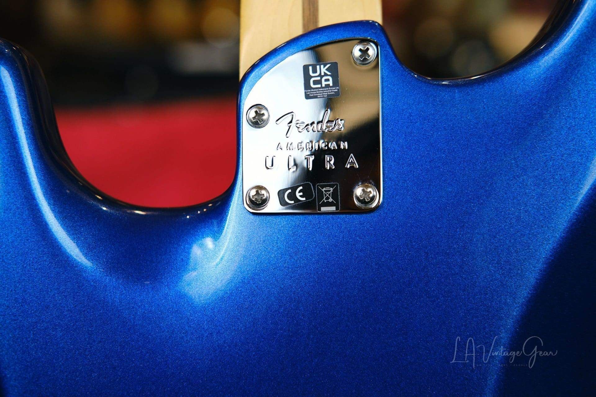 Fender American Ultra Stratocaster 2022-Alder Body in a Cobra Blue Gloss Finish-Mint Condition! - Image 18