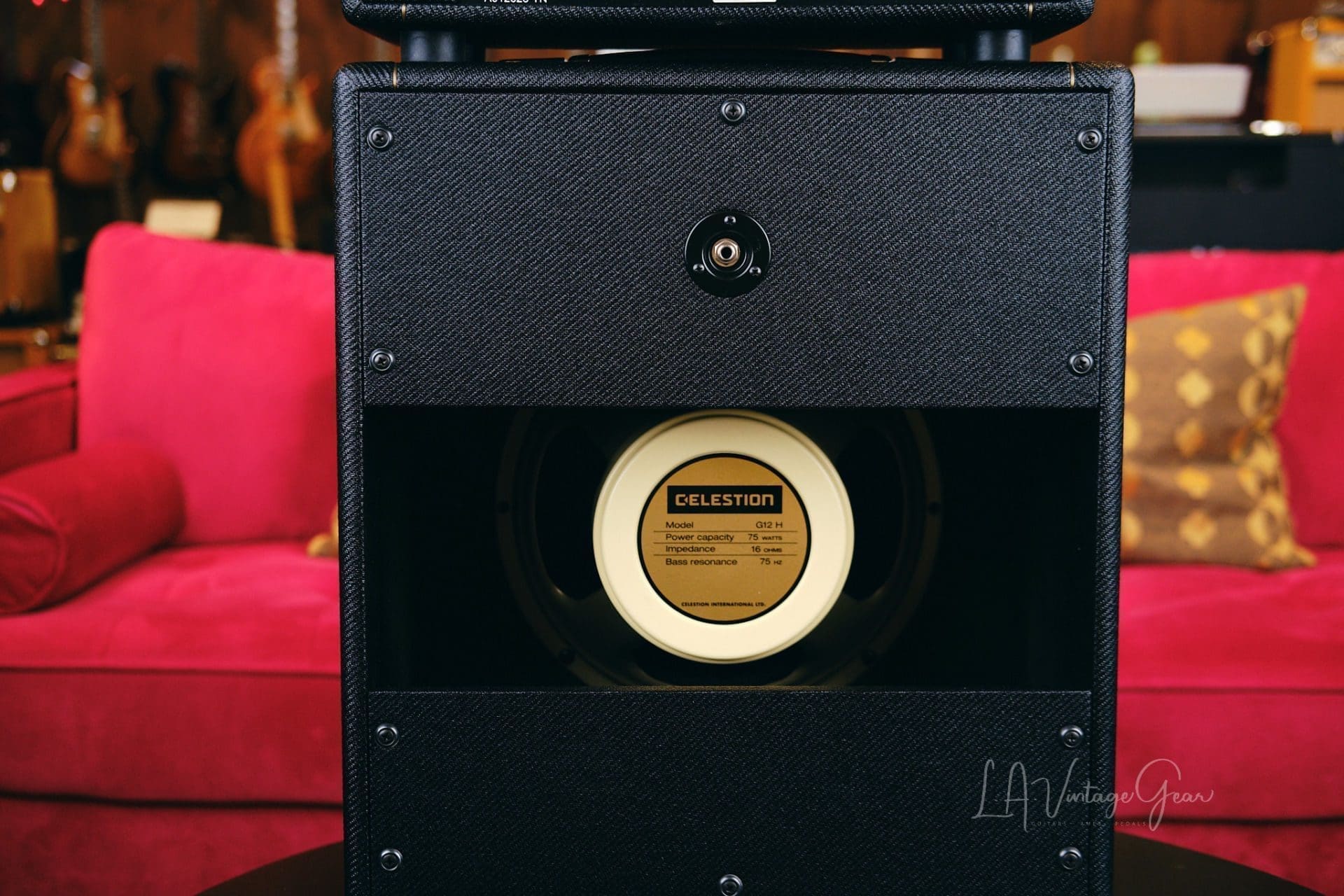 Morgan Custom Shop PR12 Head & 1x12 Cab - Black Tweed Finish with a Celestion Creamback Speaker! - Image 13
