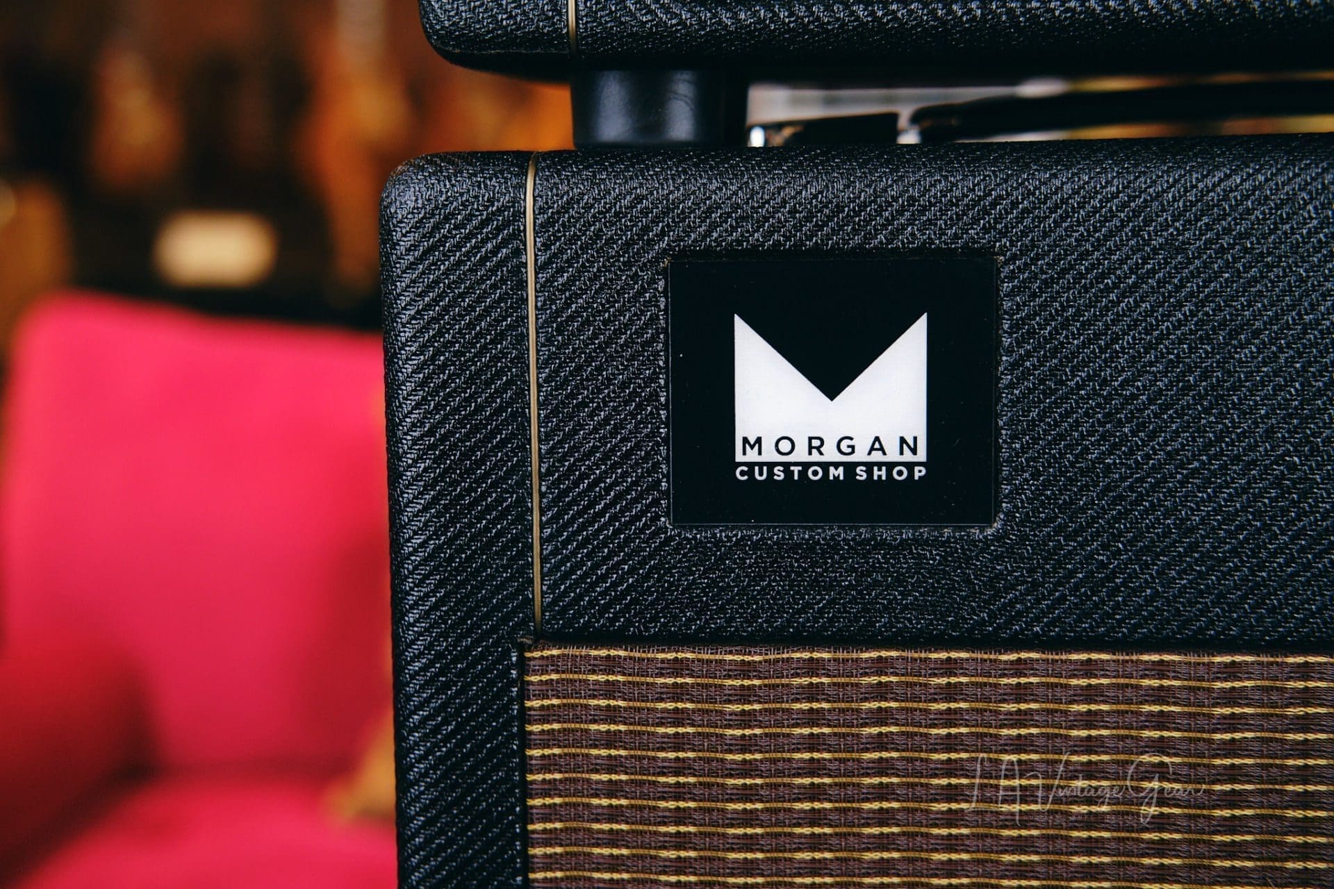 Morgan Custom Shop PR12 Head & 1x12 Cab - Black Tweed Finish with a Celestion Creamback Speaker! - Image 4
