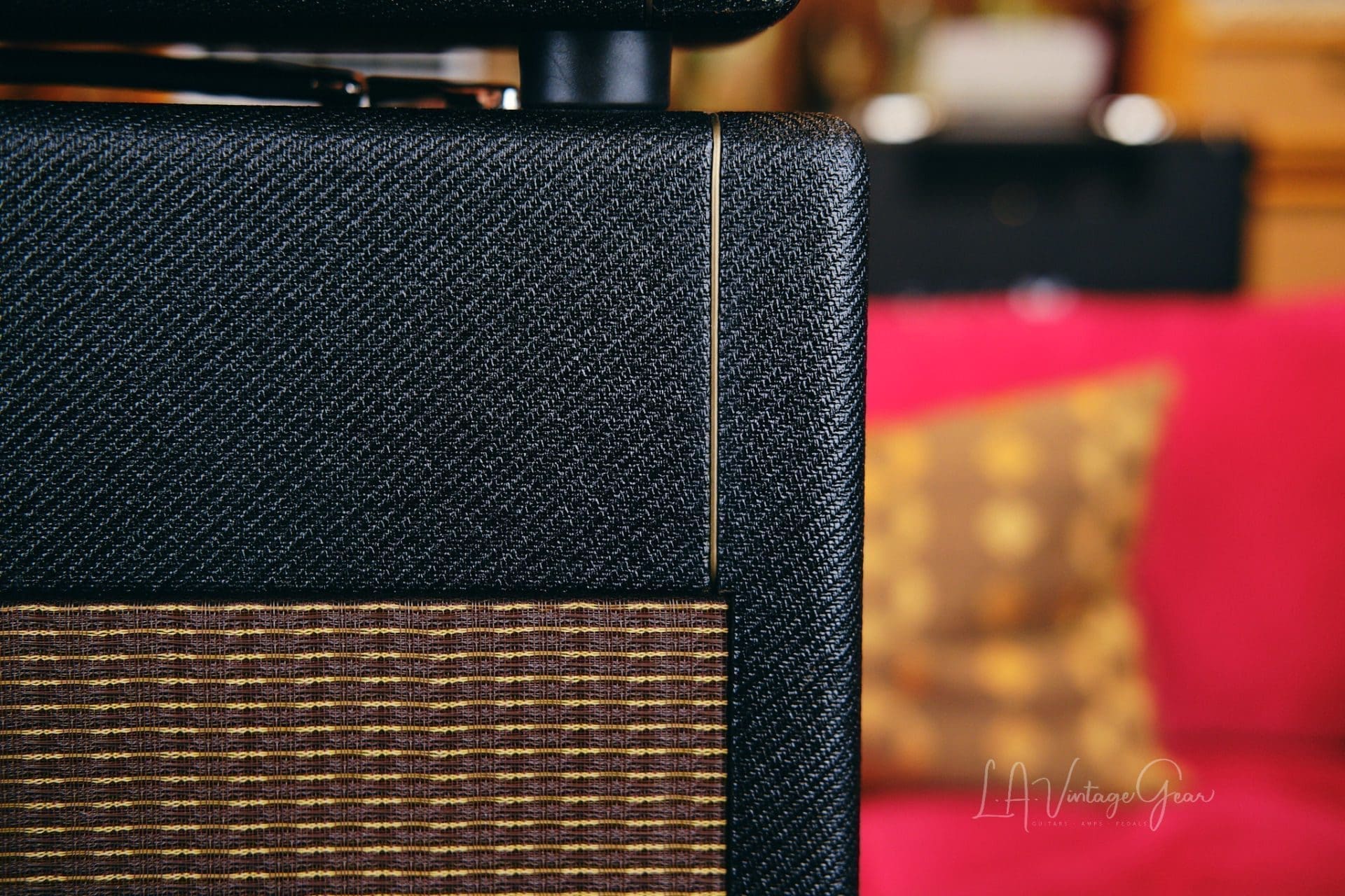 Morgan Custom Shop PR12 Head & 1x12 Cab - Black Tweed Finish with a Celestion Creamback Speaker! - Image 5
