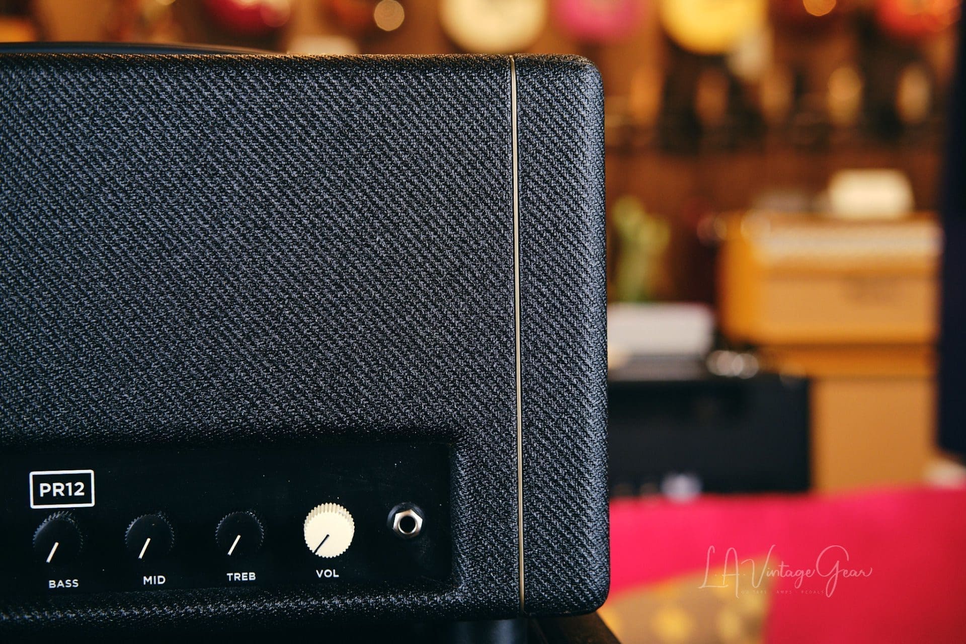 Morgan Custom Shop PR12 Head & 1x12 Cab - Black Tweed Finish with a Celestion Creamback Speaker! - Image 9