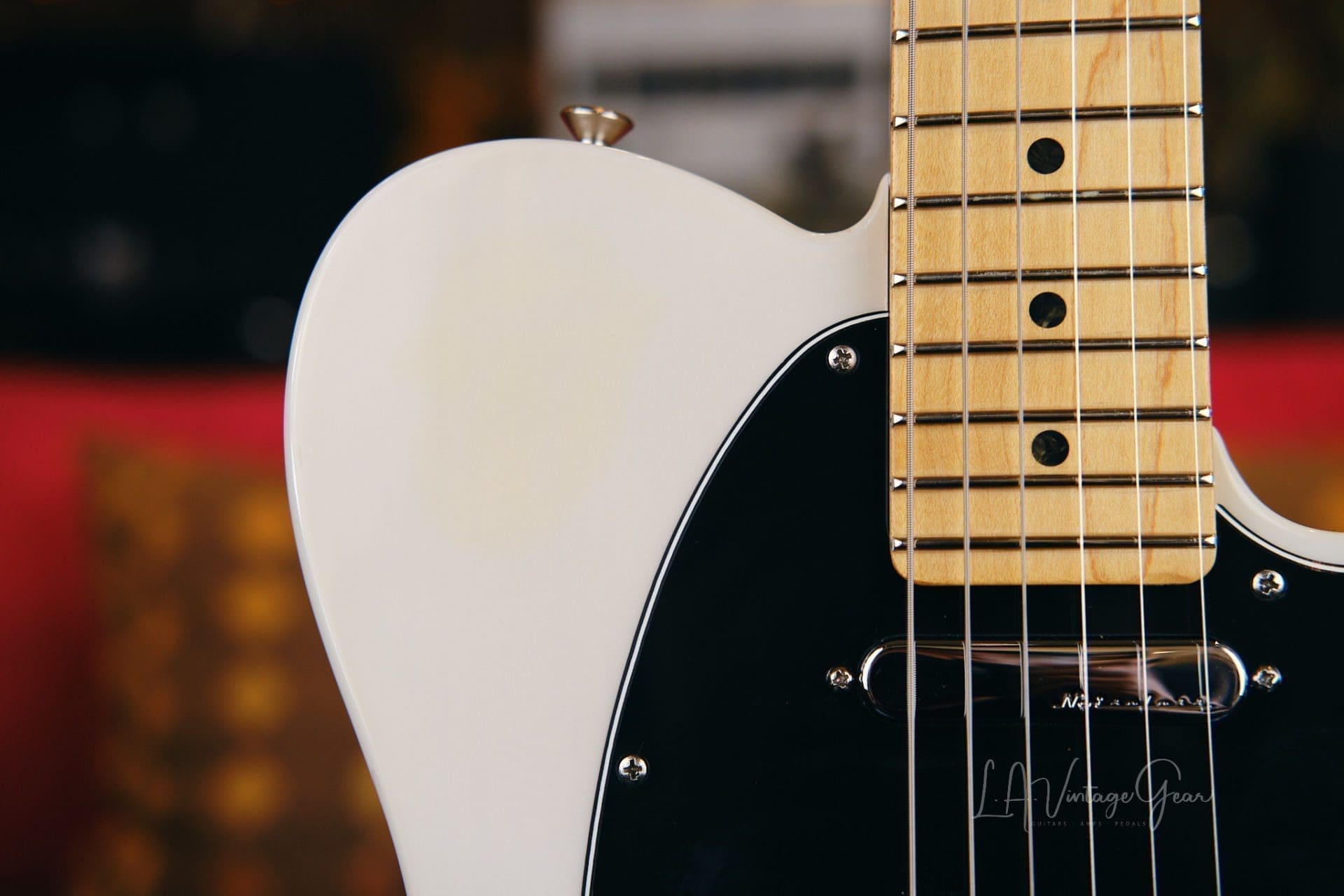Fender Deluxe Nashville Telecaster Electric Guitar - Blonde Blackguard with Noisless Pickups! - Image 8