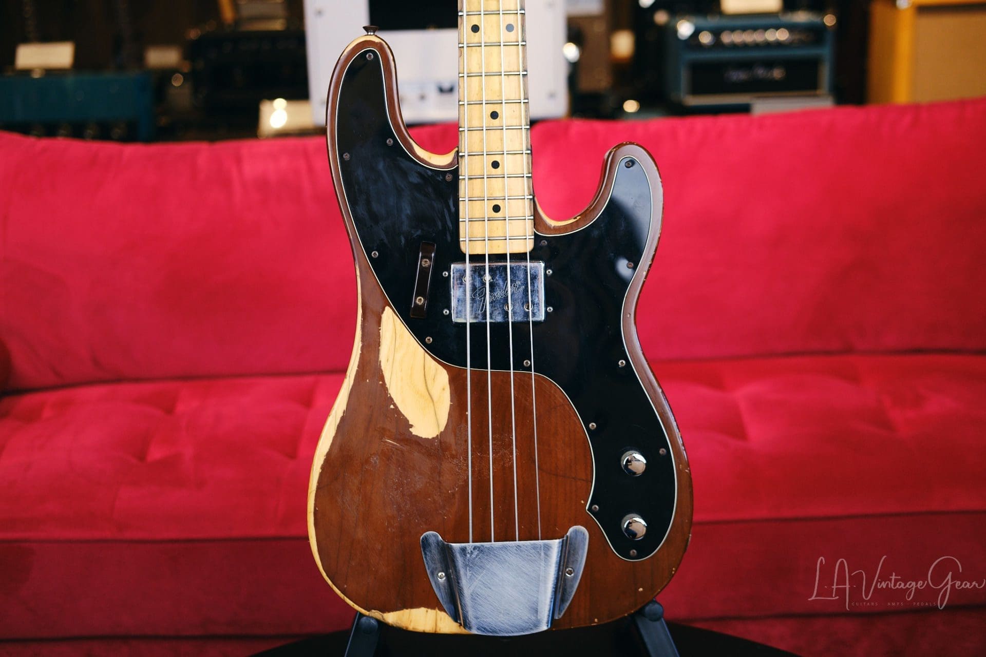 Fender 1977 Vintage Telecaster Bass - Mocha Brown Finish & Original Wide Range Pickups! - Image 2