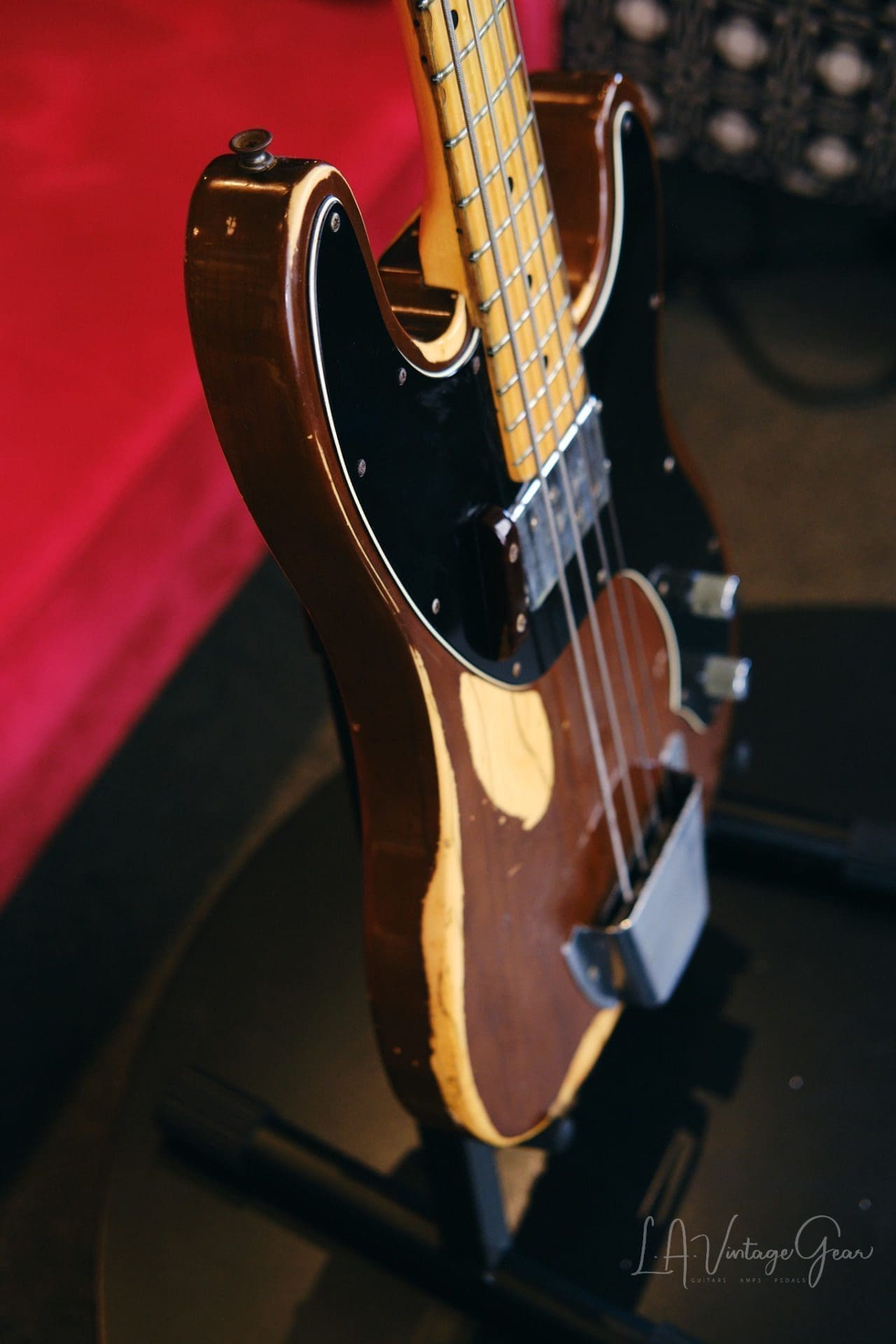 Fender 1977 Vintage Telecaster Bass - Mocha Brown Finish & Original Wide Range Pickups! - Image 13