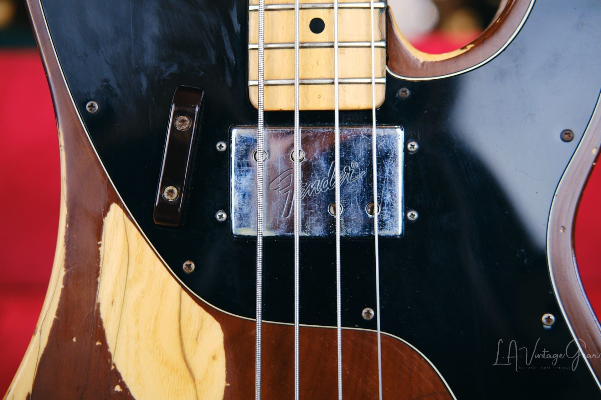 Fender 1977 Vintage Telecaster Bass - Mocha Brown Finish & Original Wide Range Pickups! - Image 5