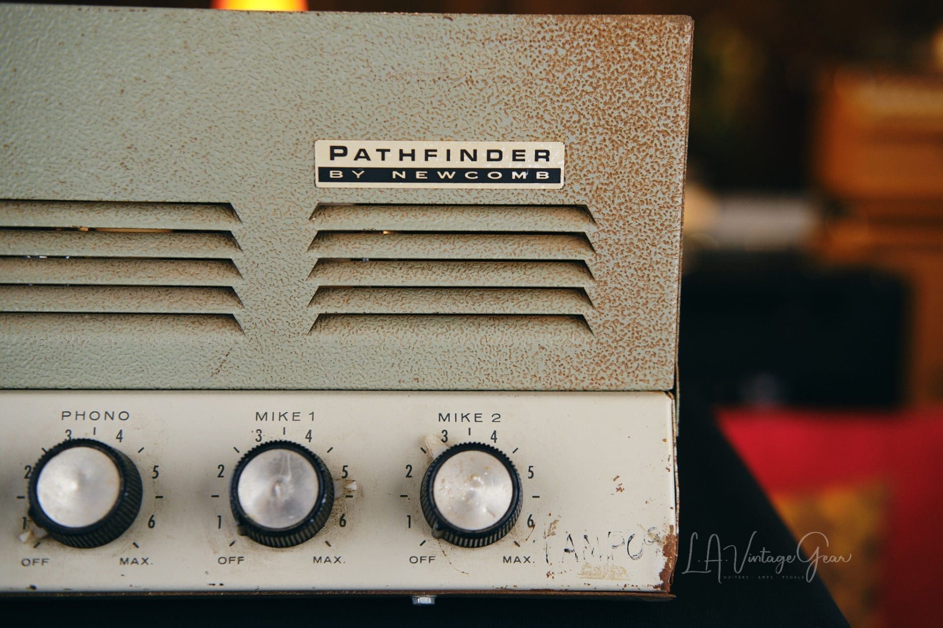 Newcomb Pathfinder E-75 Converted Amp Head - Image 2
