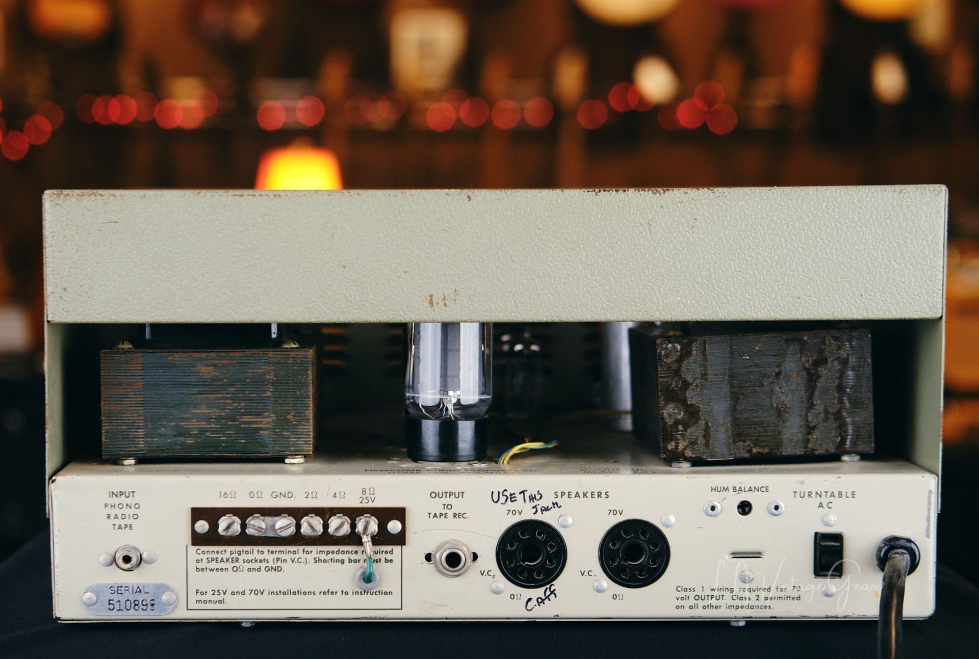 Newcomb Pathfinder E-75 Converted Amp Head - Image 8