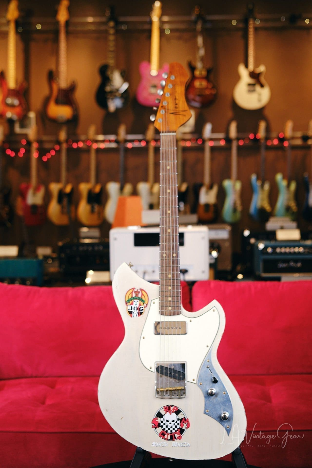 Novo "Serus T" Electric Guitar - Relic'd White Finish with Mono Gig Bag