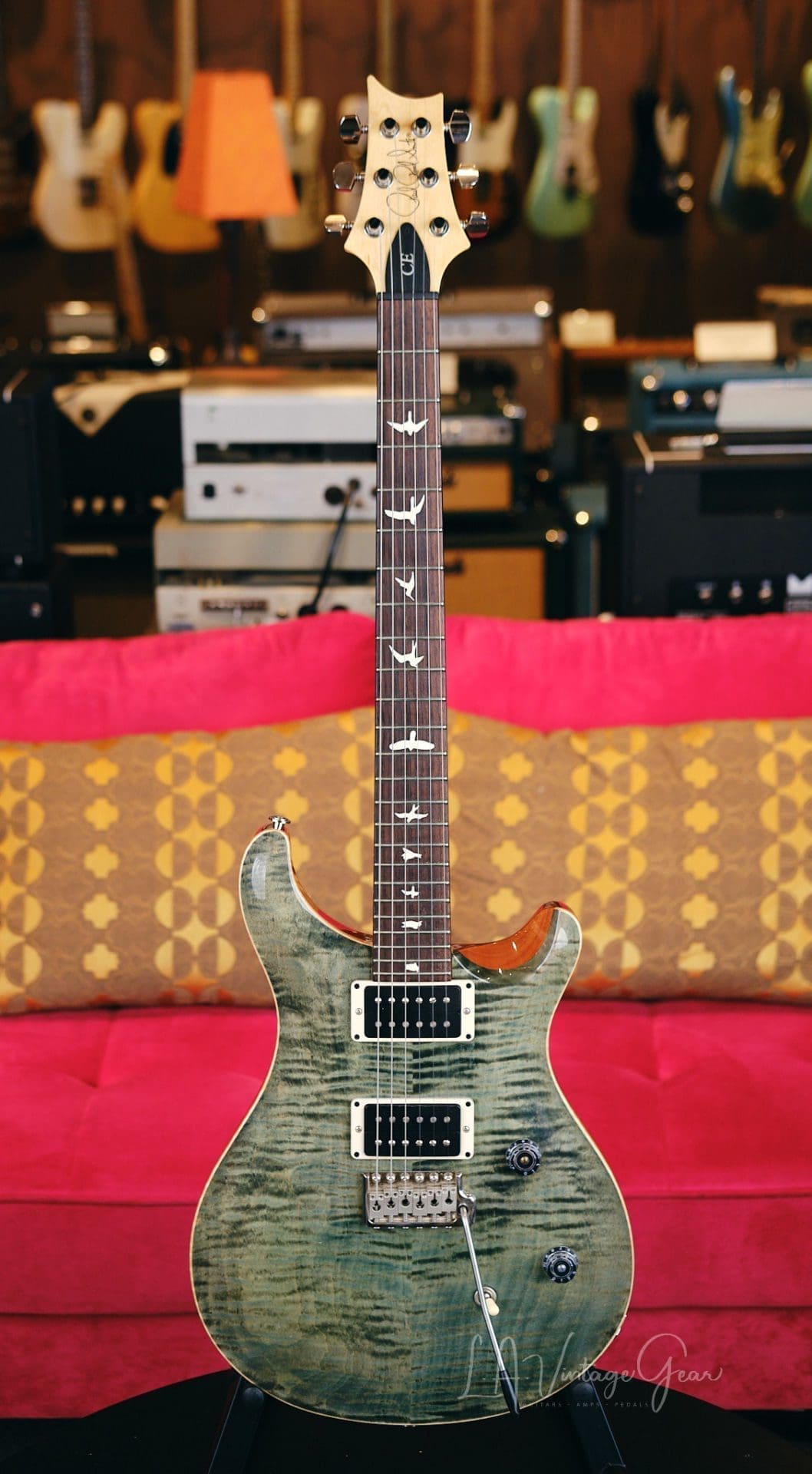 Paul Reed Smith CE-24 Electric Guitar (2019) - In A Now Rare Trampas Green Finish!