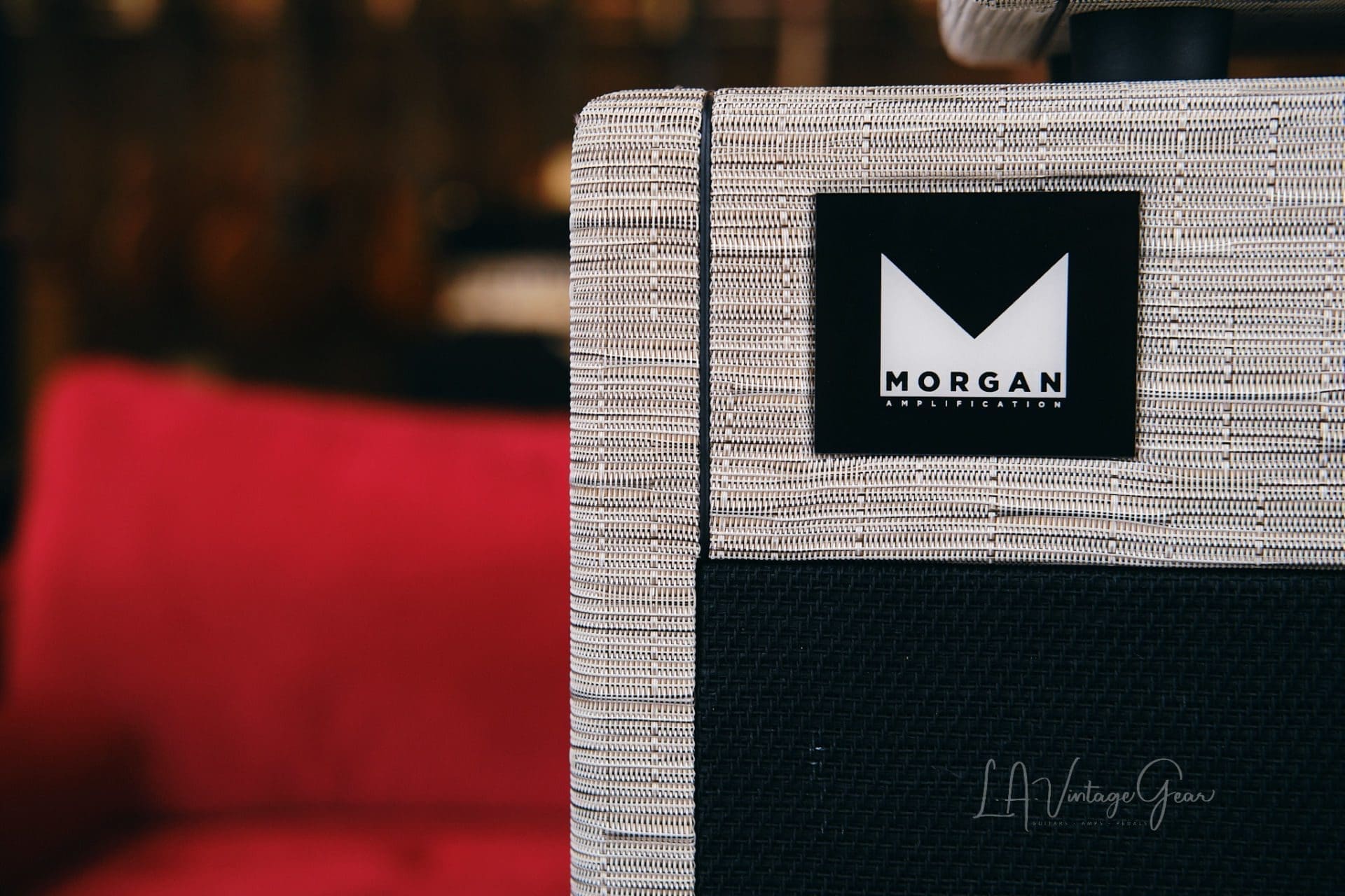 Morgan AC40 Deluxe 40w Guitar Head & 1x12 Matching Cab - Driftwood Finish & 12" Celestion Alnico Gold Speaker! - Image 8