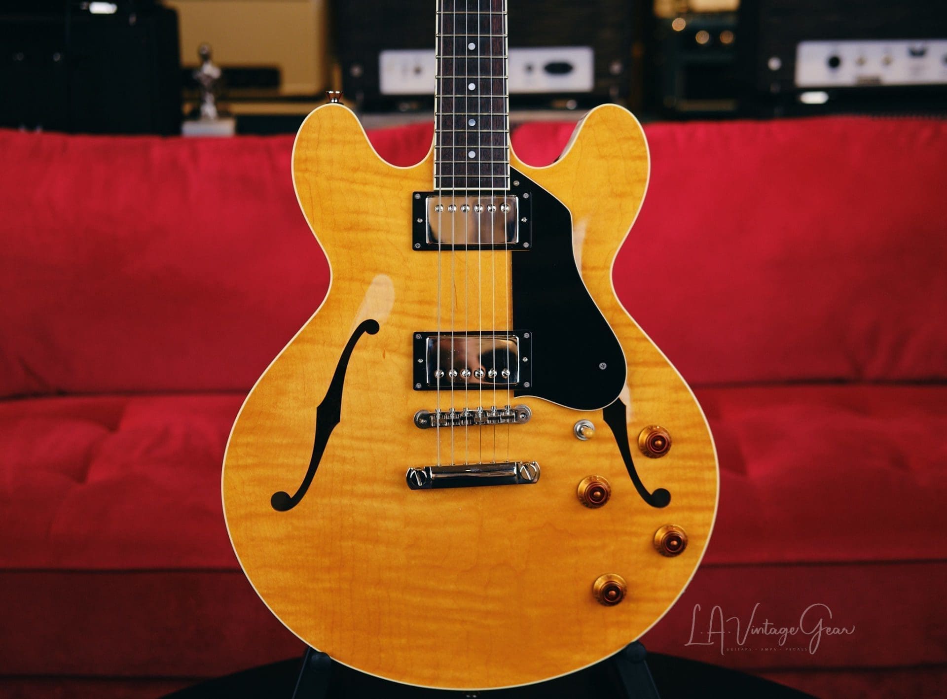 Collings I-35 LC Semi-Hollowbody Electric Guitar - Blonde Finish with Throbak Pickups! - Image 2