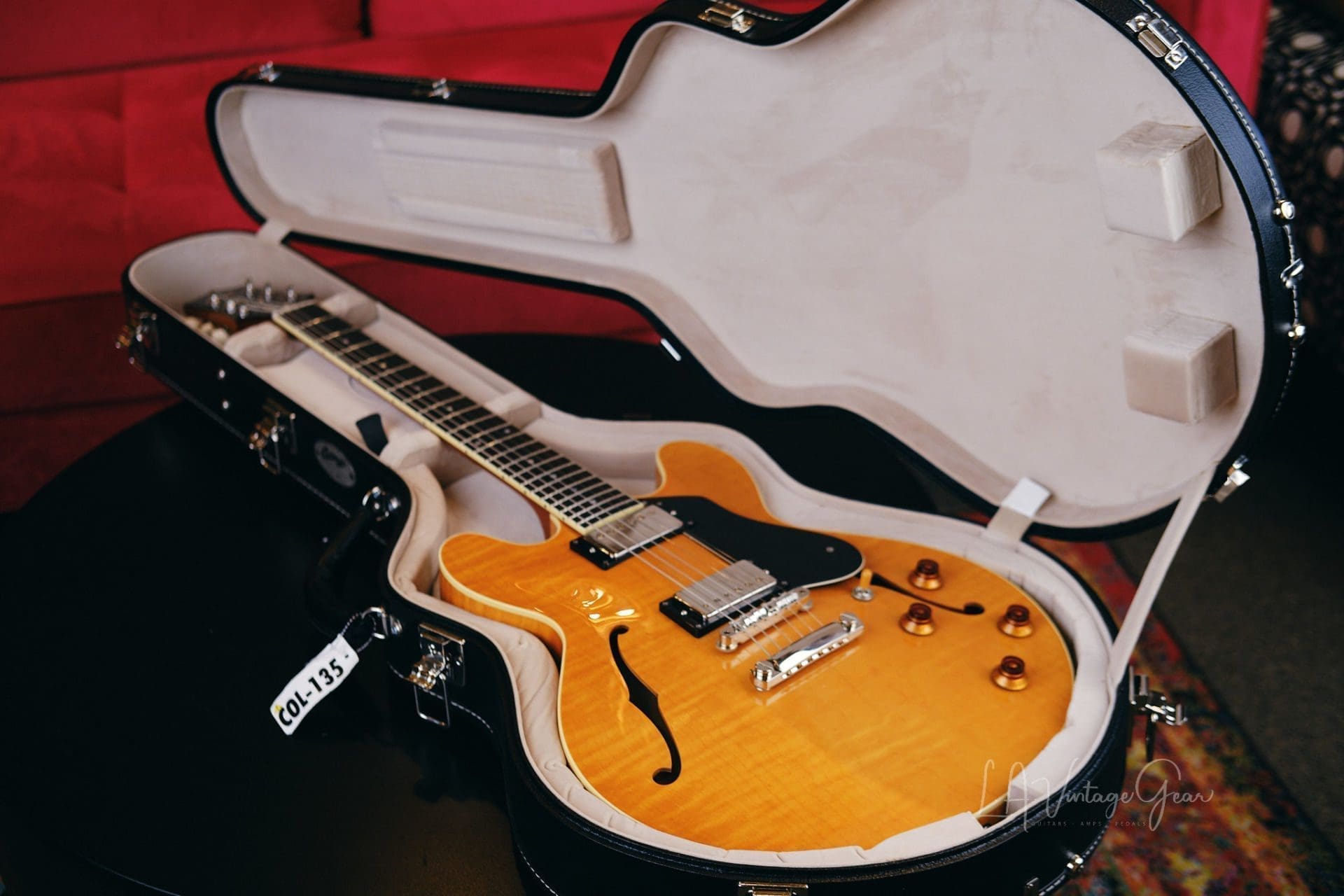 Collings I-35 LC Semi-Hollowbody Electric Guitar - Blonde Finish with Throbak Pickups! - Image 16