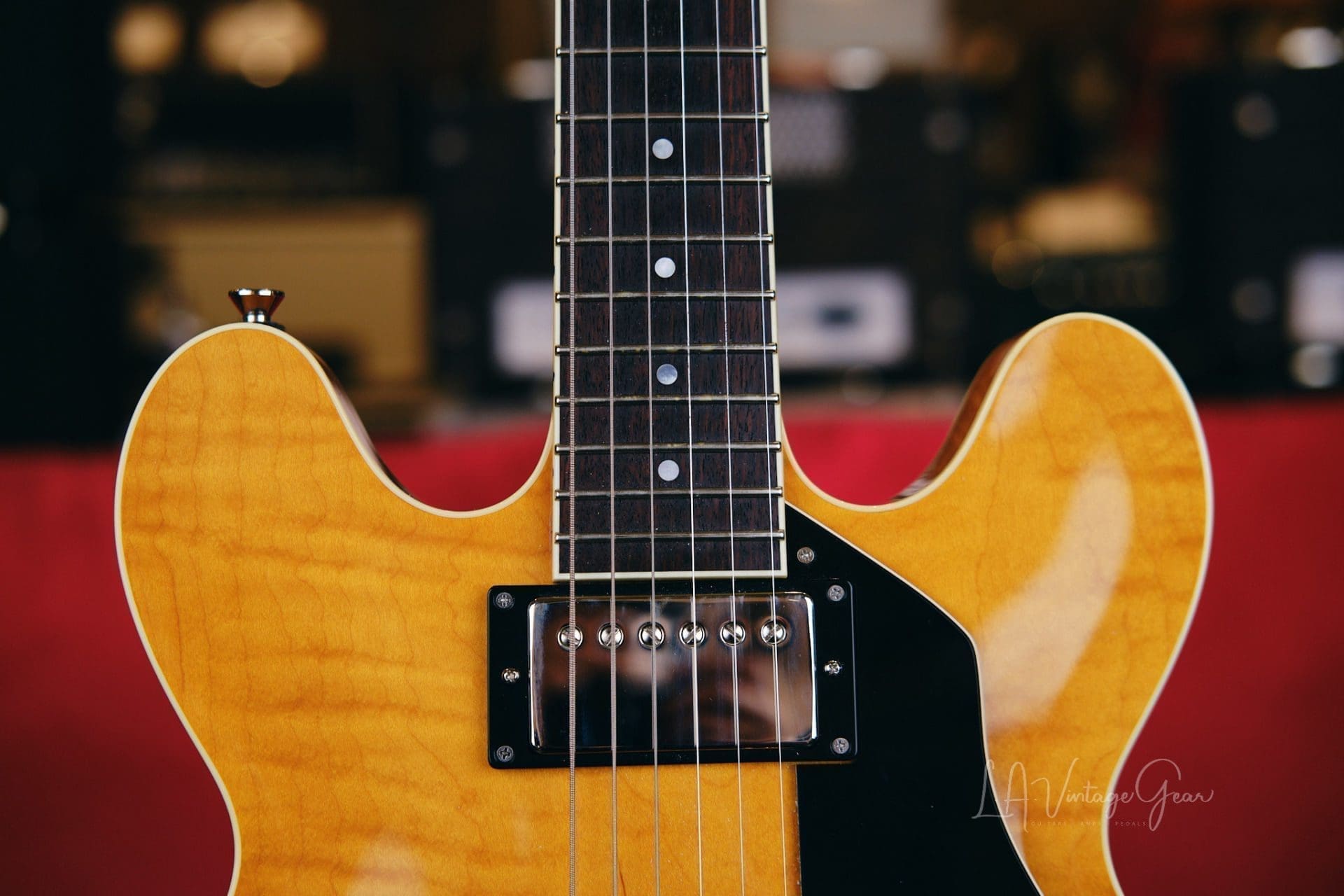 Collings I-35 LC Semi-Hollowbody Electric Guitar - Blonde Finish with Throbak Pickups! - Image 3