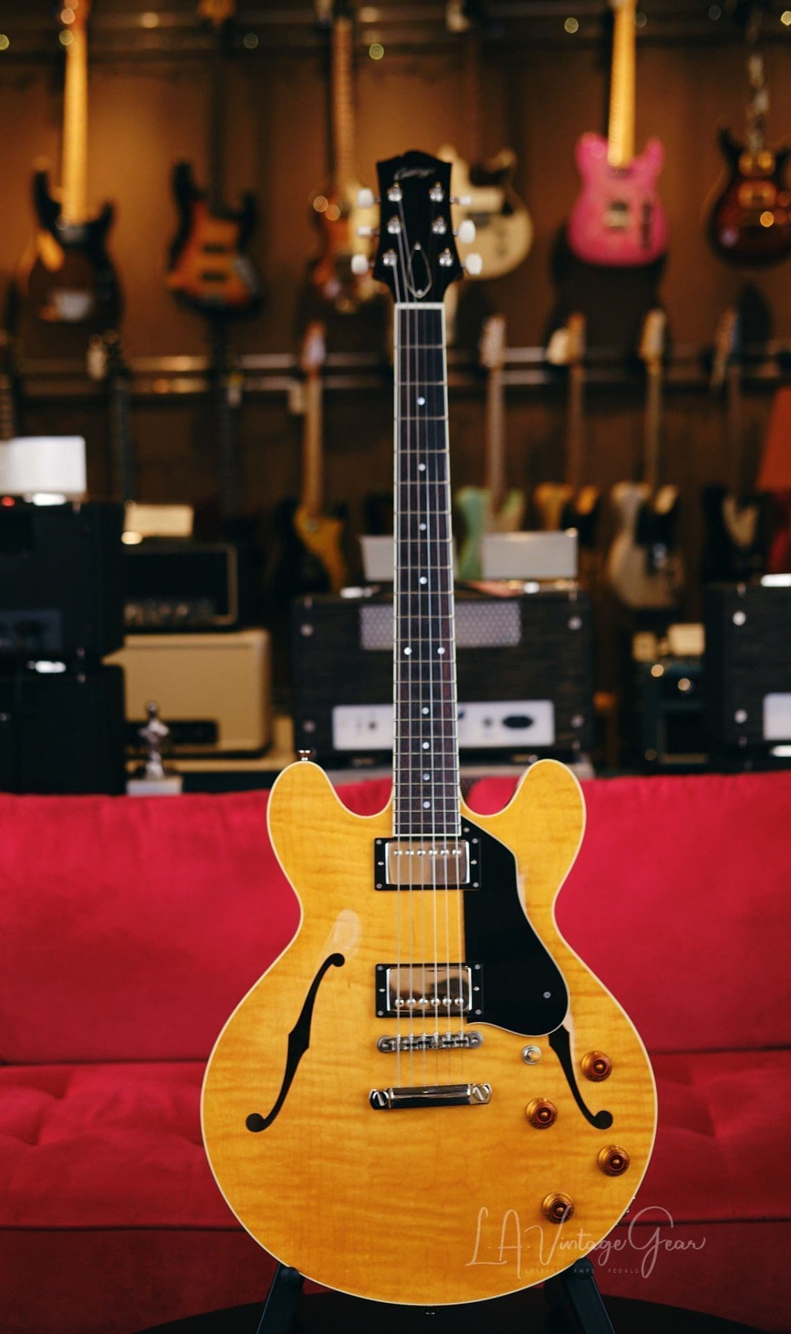 Collings I-35 LC Semi-Hollowbody Electric Guitar - Blonde Finish with Throbak Pickups!