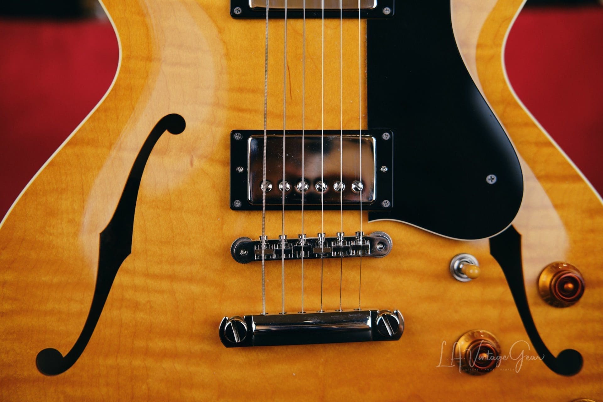 Collings I-35 LC Semi-Hollowbody Electric Guitar - Blonde Finish with Throbak Pickups! - Image 4