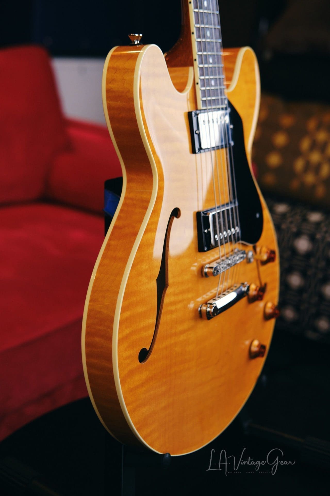 Collings I-35 LC Semi-Hollowbody Electric Guitar - Blonde Finish with Throbak Pickups! - Image 8