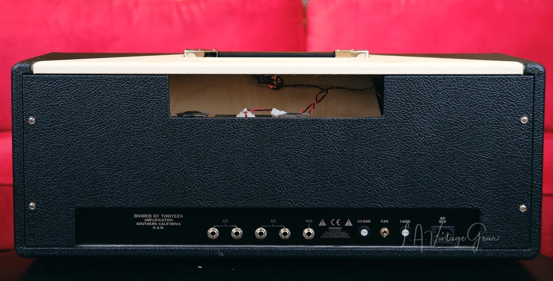 Divided By 13 RSA 23 Guitar Amplifier Head - Black/Eggshell Finish - Image 8