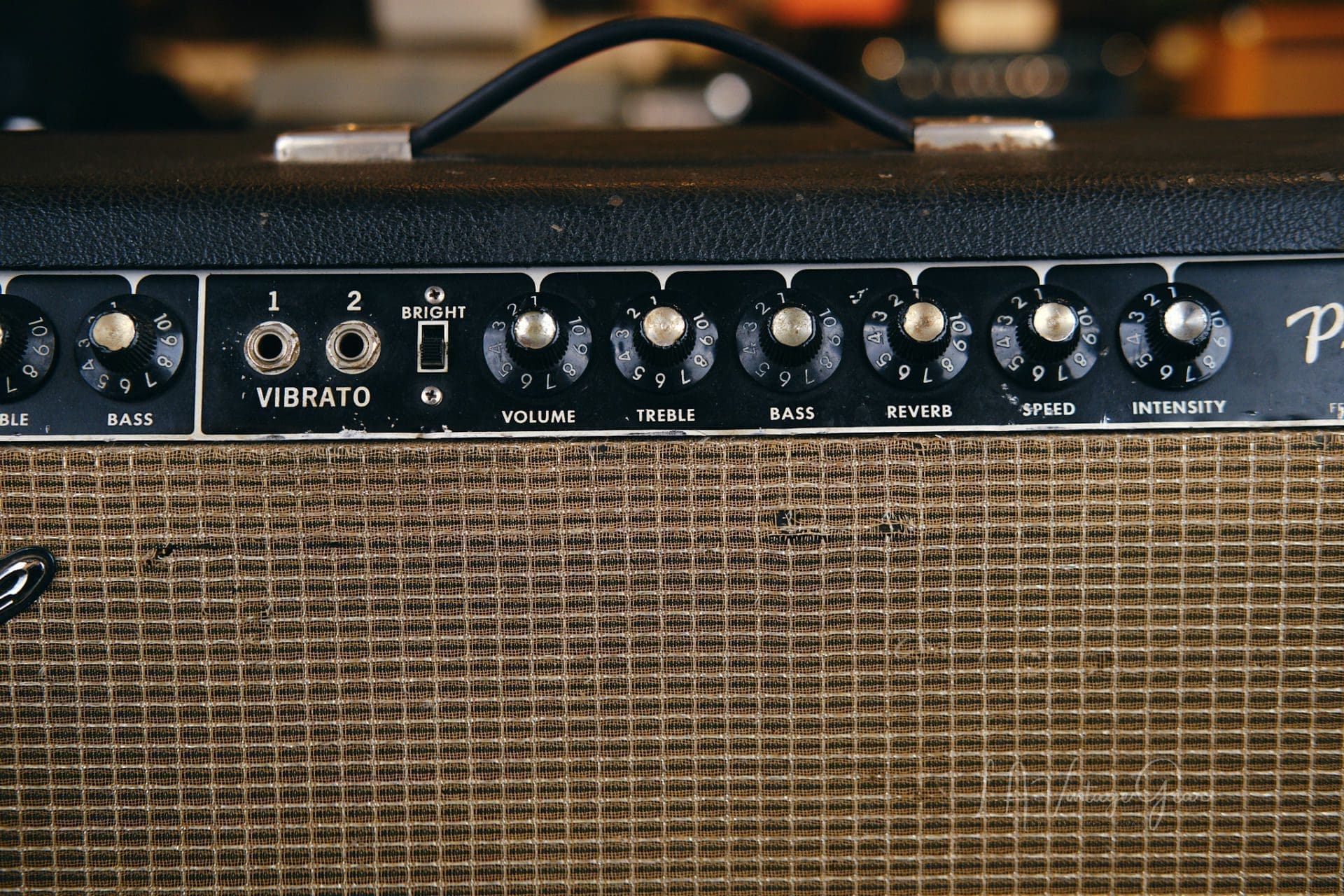 Fender 1965 Pro Reverb 2x12 Combo Guitar Amplifier - Owned by Renowned Jazz Guitarist Bruce Forman! - Image 4