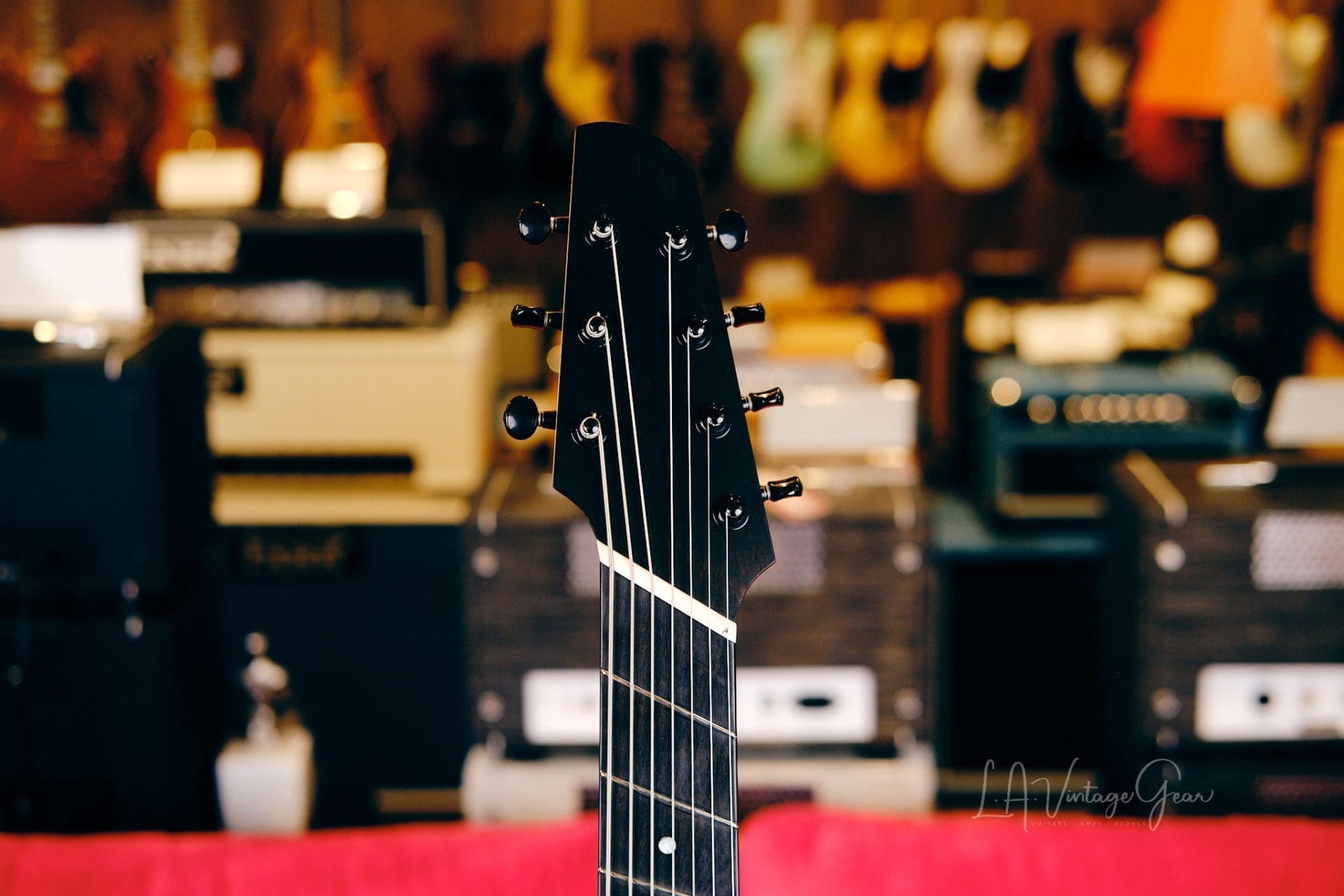 Hybrid Guitars 7 String Deluxe "Charlie Hunter" Style Bass/Electric Guitar - Dark Sunburst - Brand New! - Image 14
