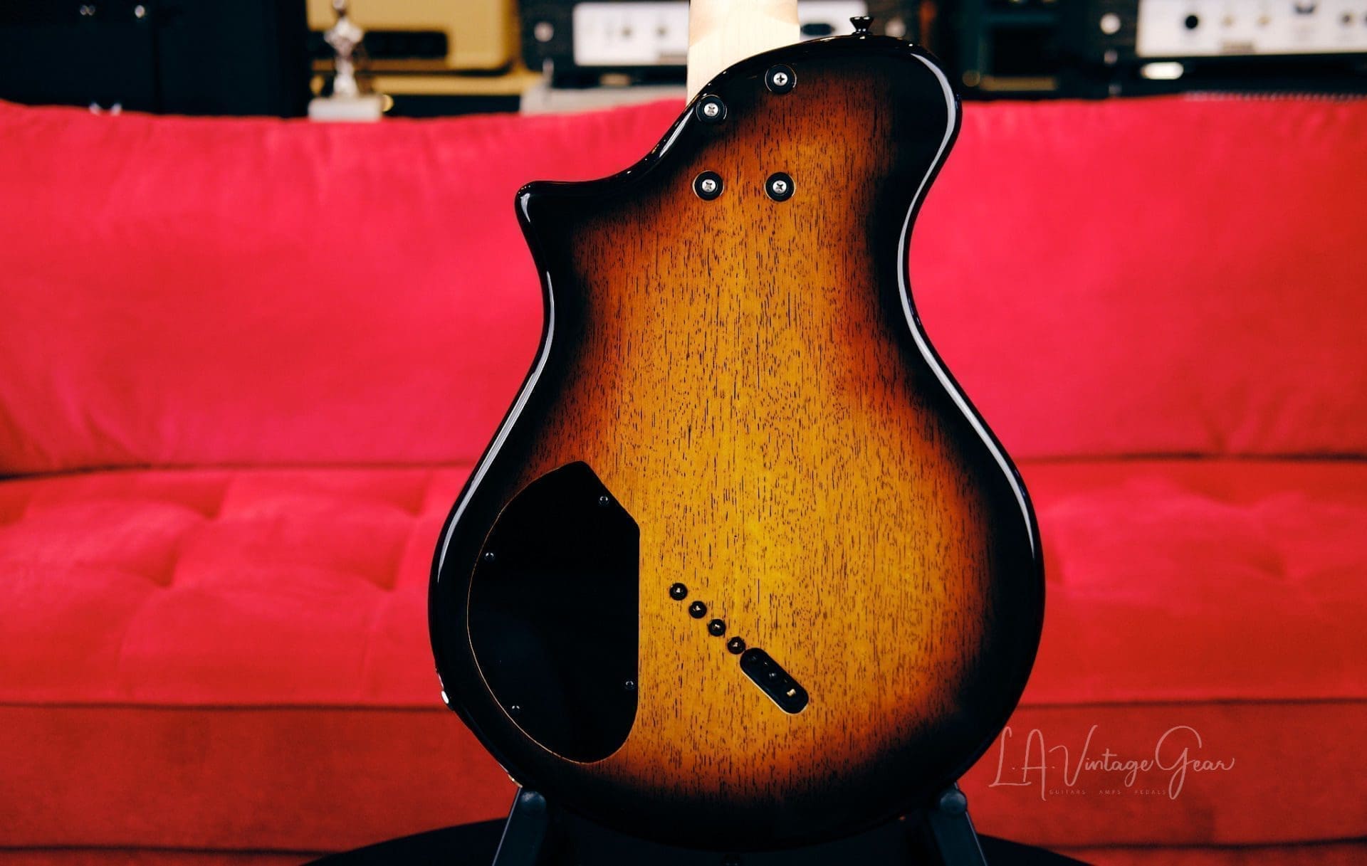 Hybrid Guitars 7 String Deluxe "Charlie Hunter" Style Bass/Electric Guitar - Dark Sunburst - Brand New! - Image 15