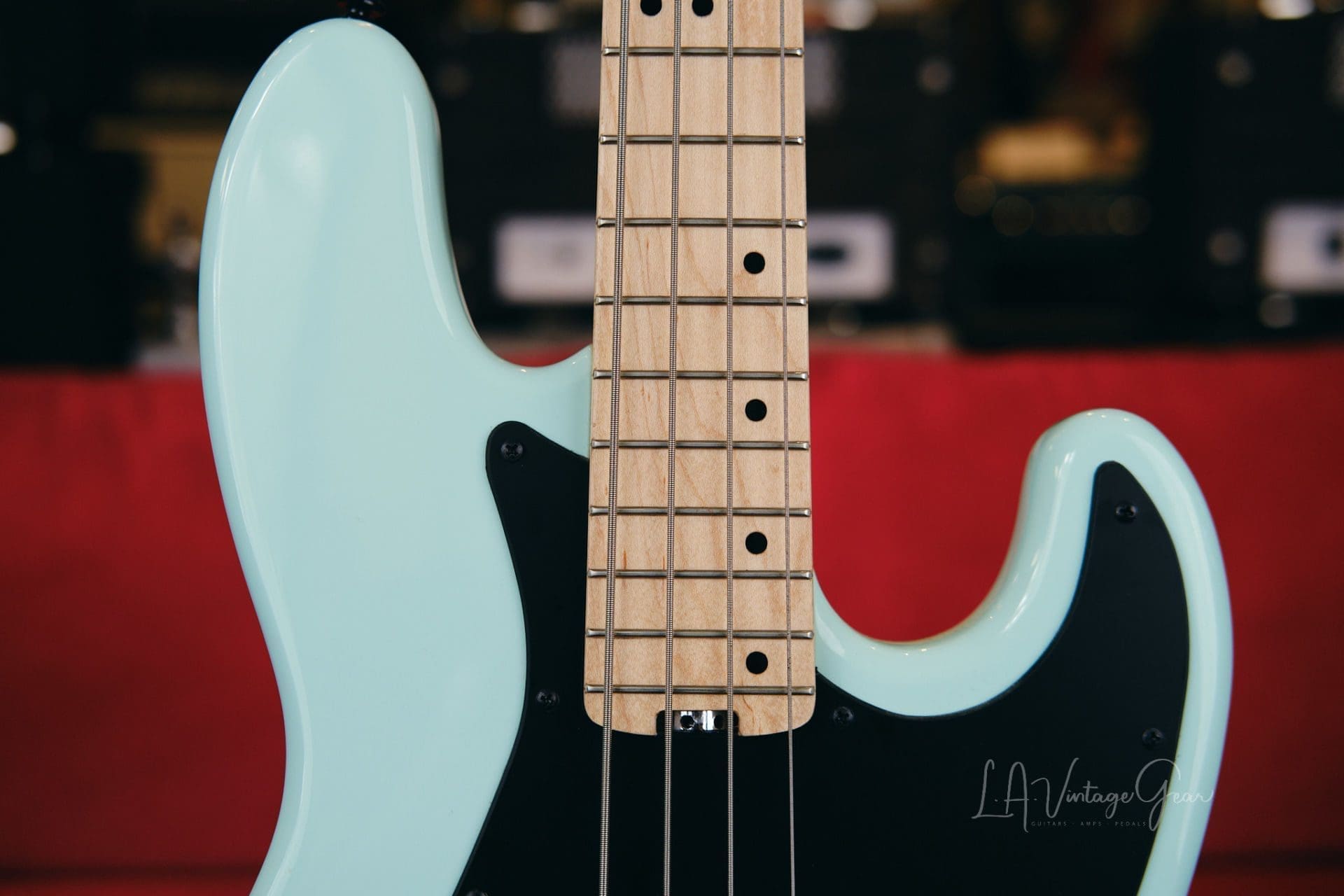 Schecter Diamond Series J4 Electric Bass Guitar - Jazz Style Bass in a Seafoam Green Finish! Mint! - Image 3