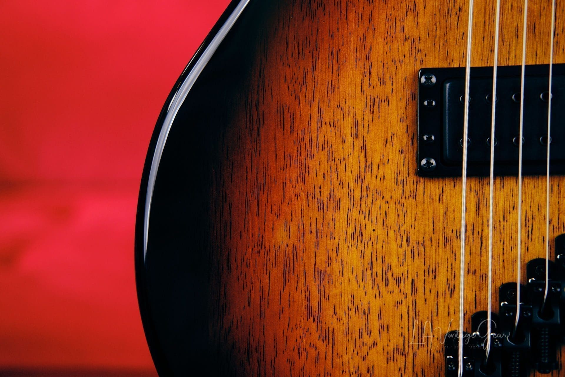 Hybrid Guitars 7 String Deluxe "Charlie Hunter" Style Bass/Electric Guitar - Dark Sunburst - Brand New! - Image 7