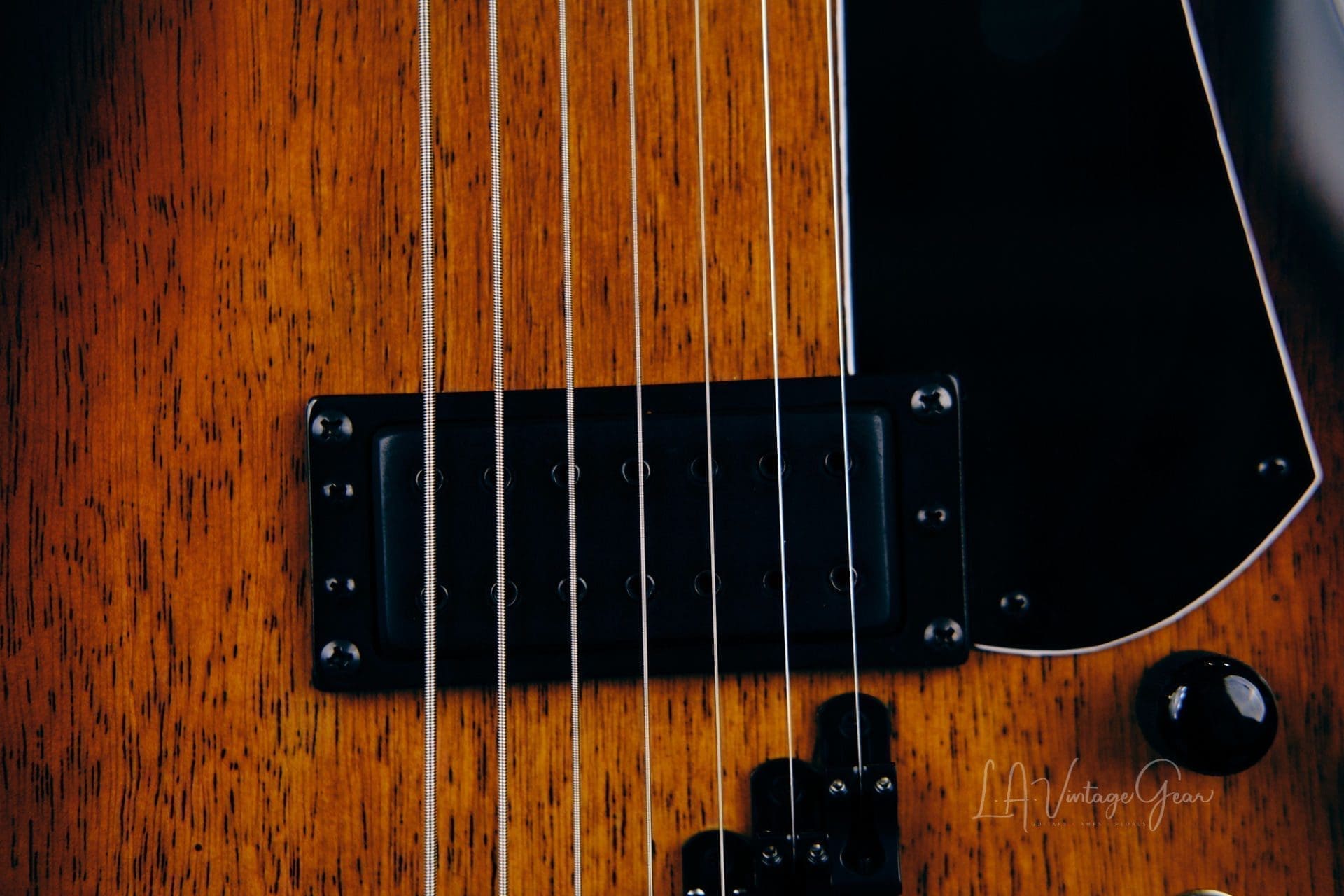 Hybrid Guitars 7 String Deluxe "Charlie Hunter" Style Bass/Electric Guitar - Dark Sunburst - Brand New! - Image 10