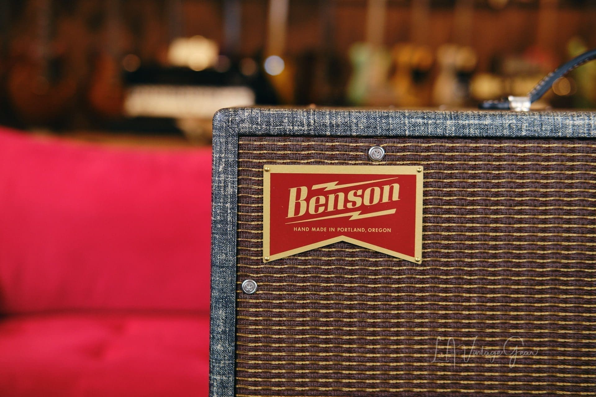 Benson Monarch Reverb 15 Watt 1x12 Combo Guitar Amplifier - Nightmoves Finish! - Image 2