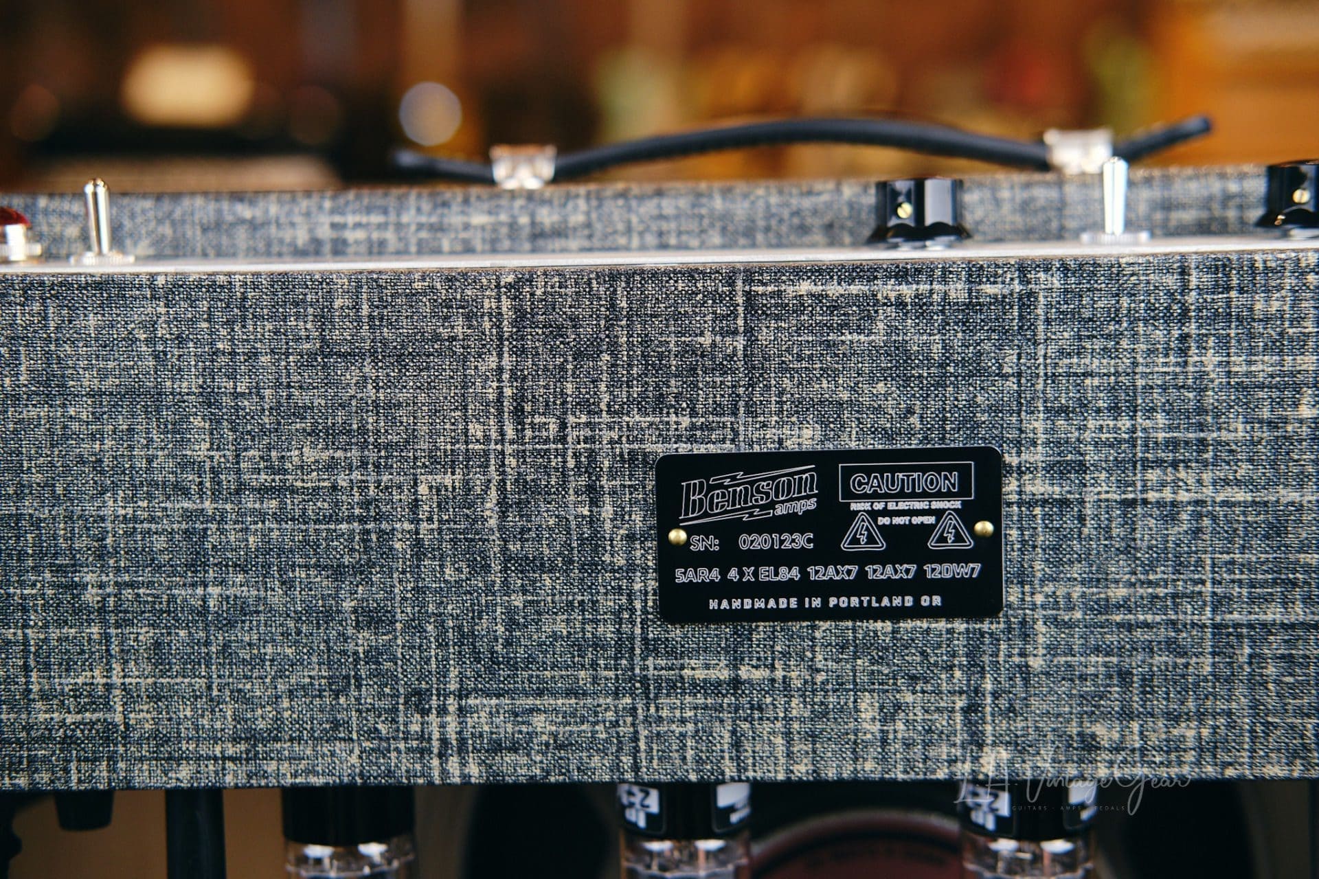 Benson Monarch Reverb 15 Watt 1x12 Combo Guitar Amplifier - Nightmoves Finish! - Image 7
