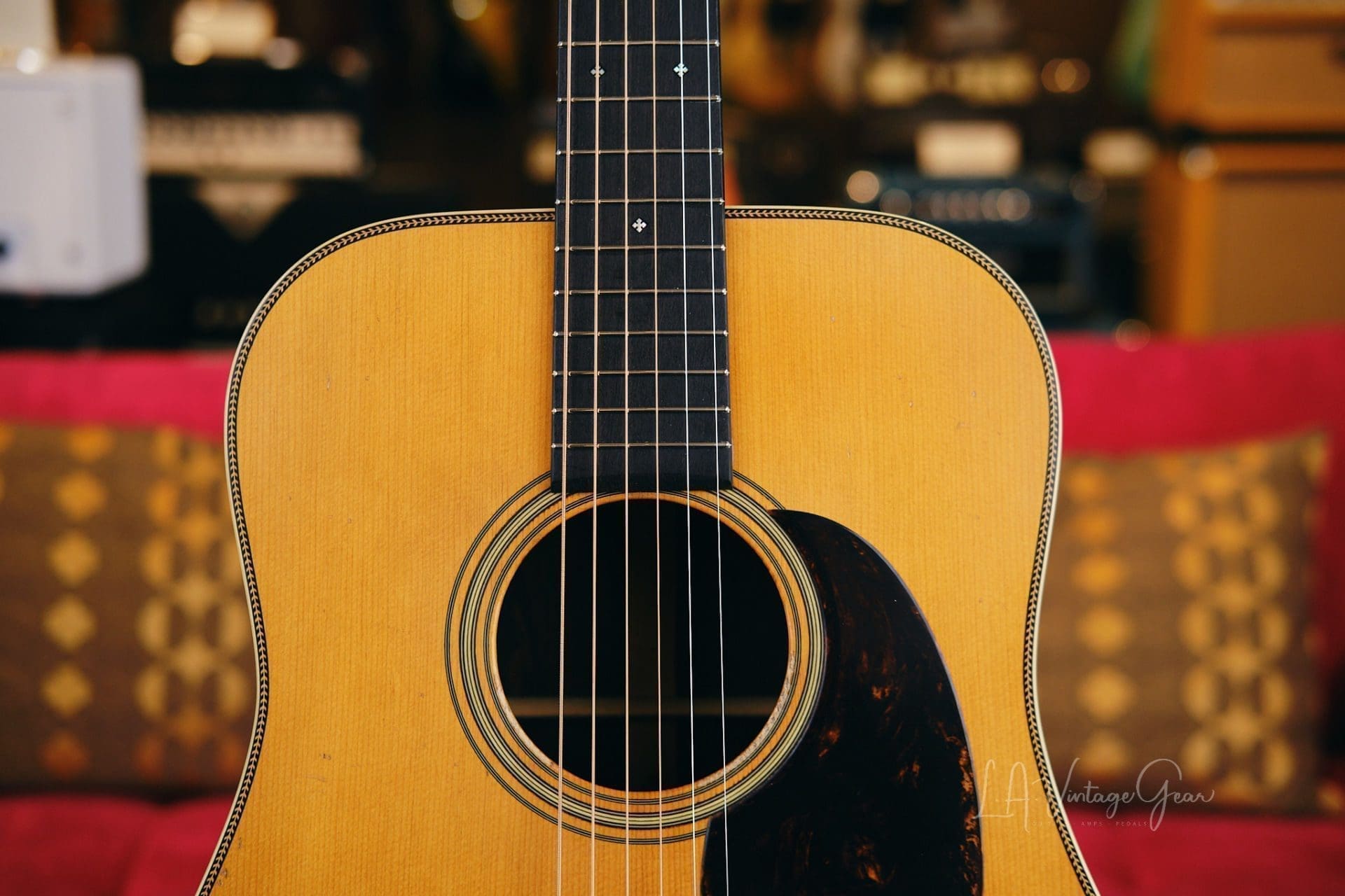 Pre War Guitars Co. " Dreadnought" Model Acoustic Guitar - Brazillian Rosewood Back & Sides! Brand New & In Stock! - Image 3