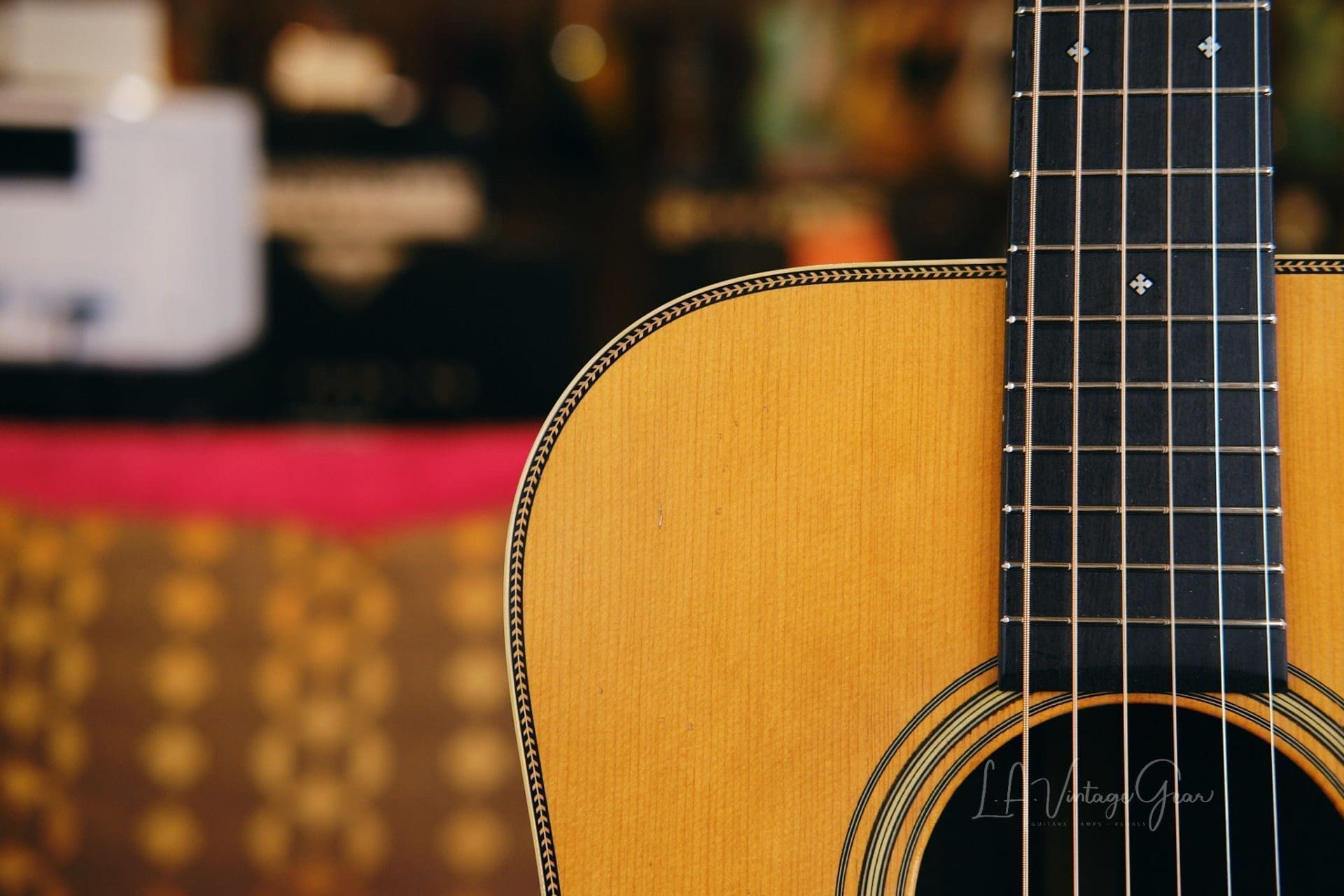 Pre War Guitars Co. " Dreadnought" Model Acoustic Guitar - Brazillian Rosewood Back & Sides! Brand New & In Stock! - Image 6