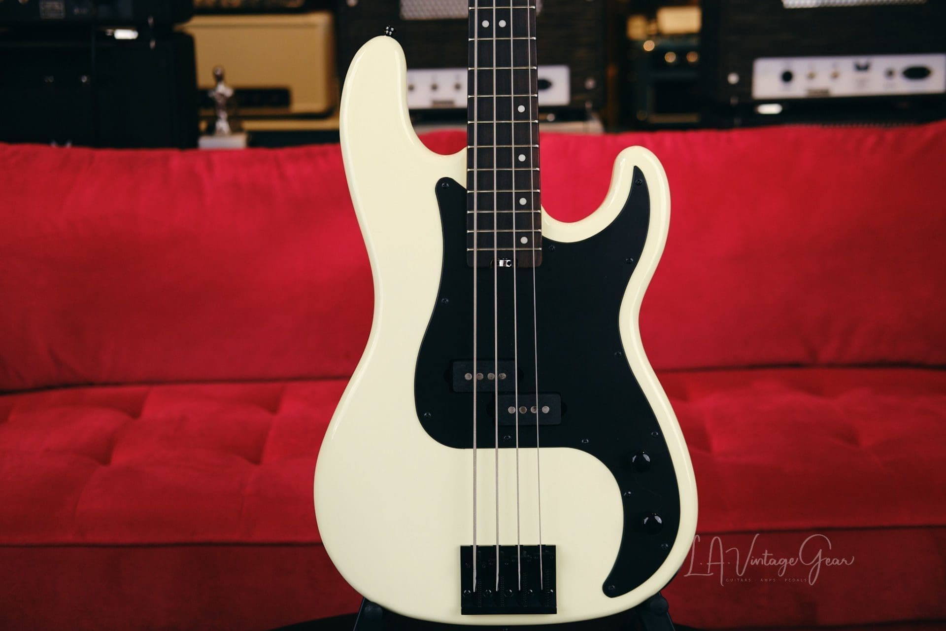 Schecter Diamond Series P4 Electric Bass Guitar - P Style Bass in a Ivory Finish! Mint! - Image 2