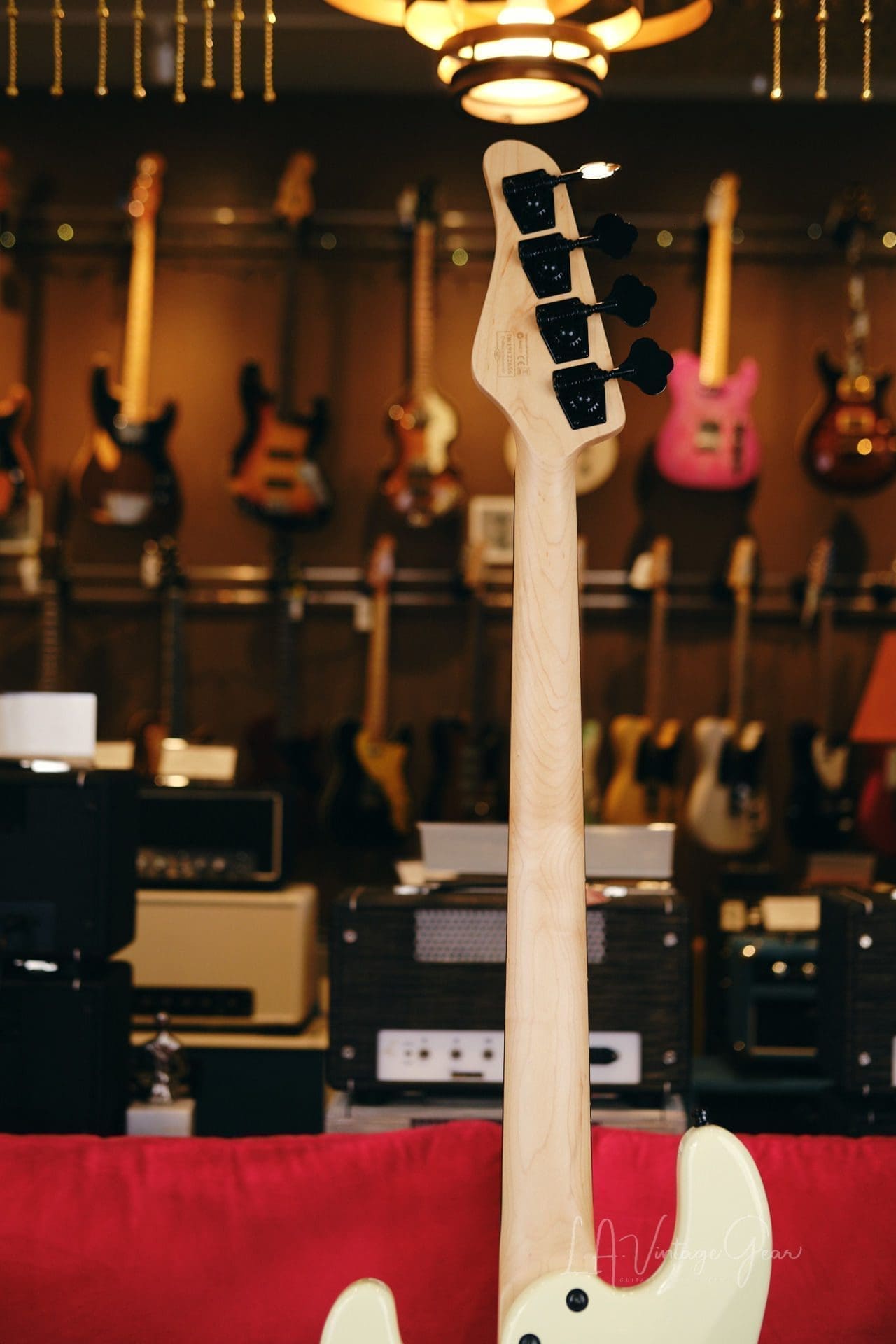 Schecter Diamond Series P4 Electric Bass Guitar - P Style Bass in a Ivory Finish! Mint! - Image 16
