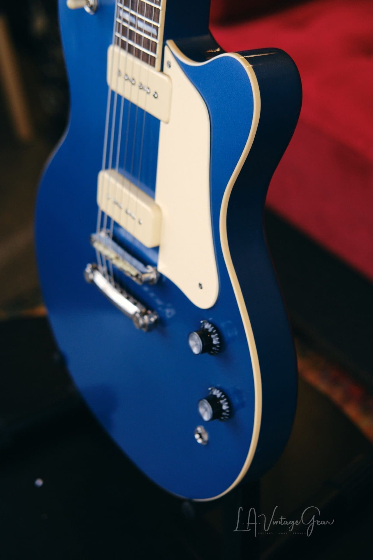 Josh Williams Stella Jr. Electric Guitar #276 - Lightly Relic'd Pelham Blue Finish with Lollar P90 Soapbar Pickups! - Image 12