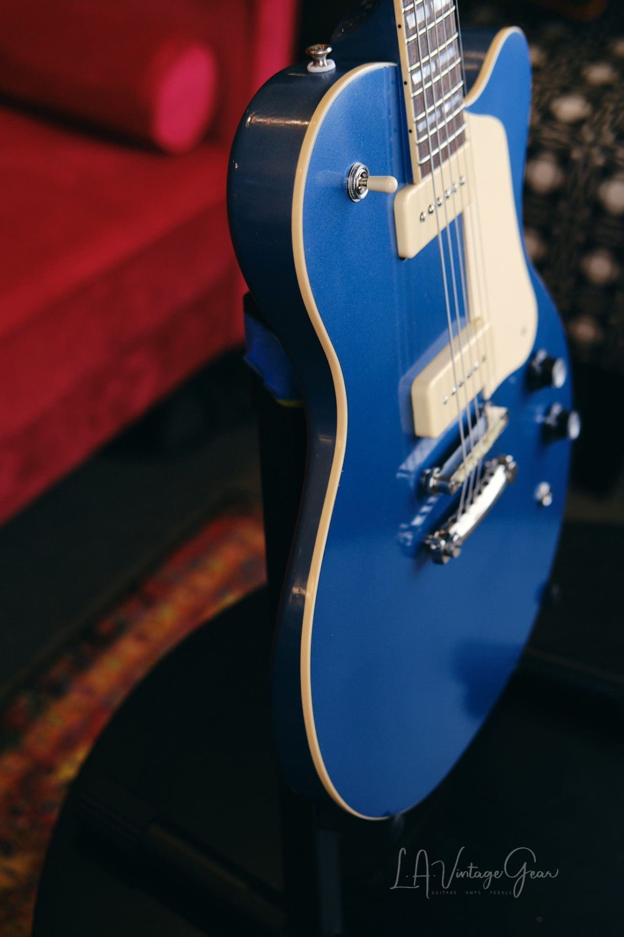 Josh Williams Stella Jr. Electric Guitar #276 - Lightly Relic'd Pelham Blue Finish with Lollar P90 Soapbar Pickups! - Image 13