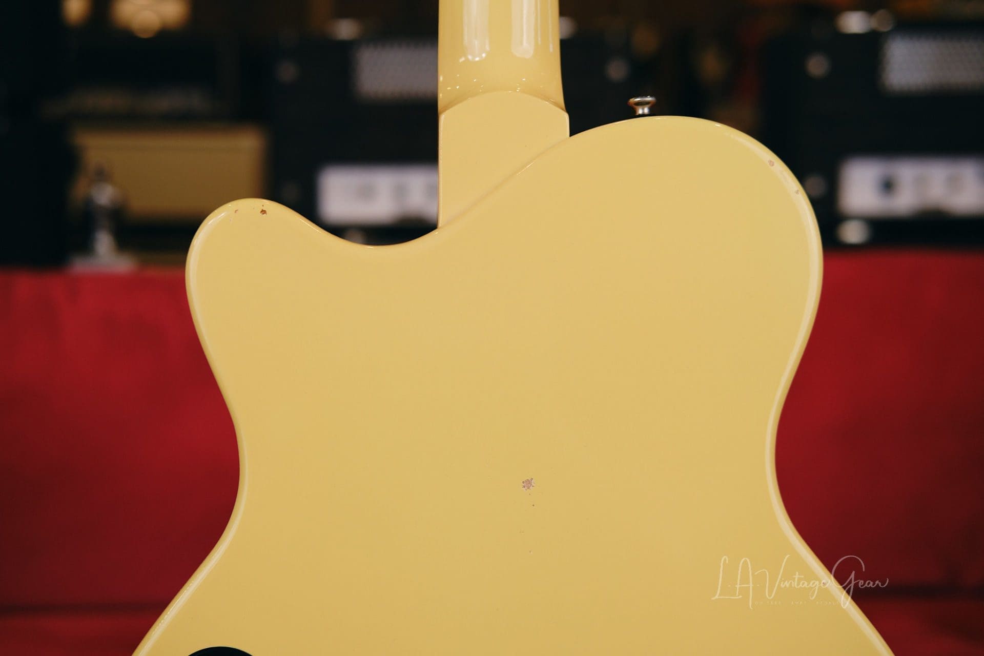 Josh Williams Stell Jr. Electric Guitar #319 - Lightly Relic'd TV Yellow Finish with 1x Lollar P90 Dogear Pickup - Image 14