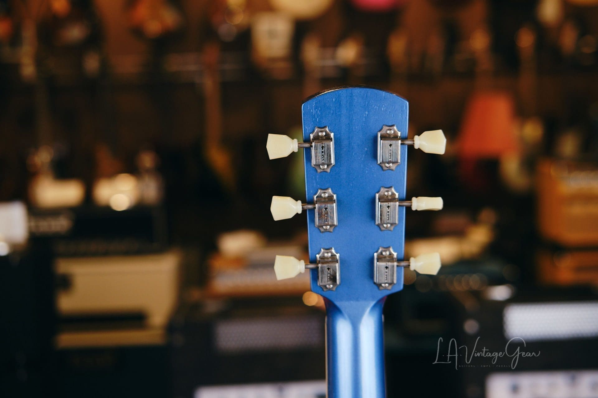 Josh Williams Stella Jr. Electric Guitar #276 - Lightly Relic'd Pelham Blue Finish with Lollar P90 Soapbar Pickups! - Image 18
