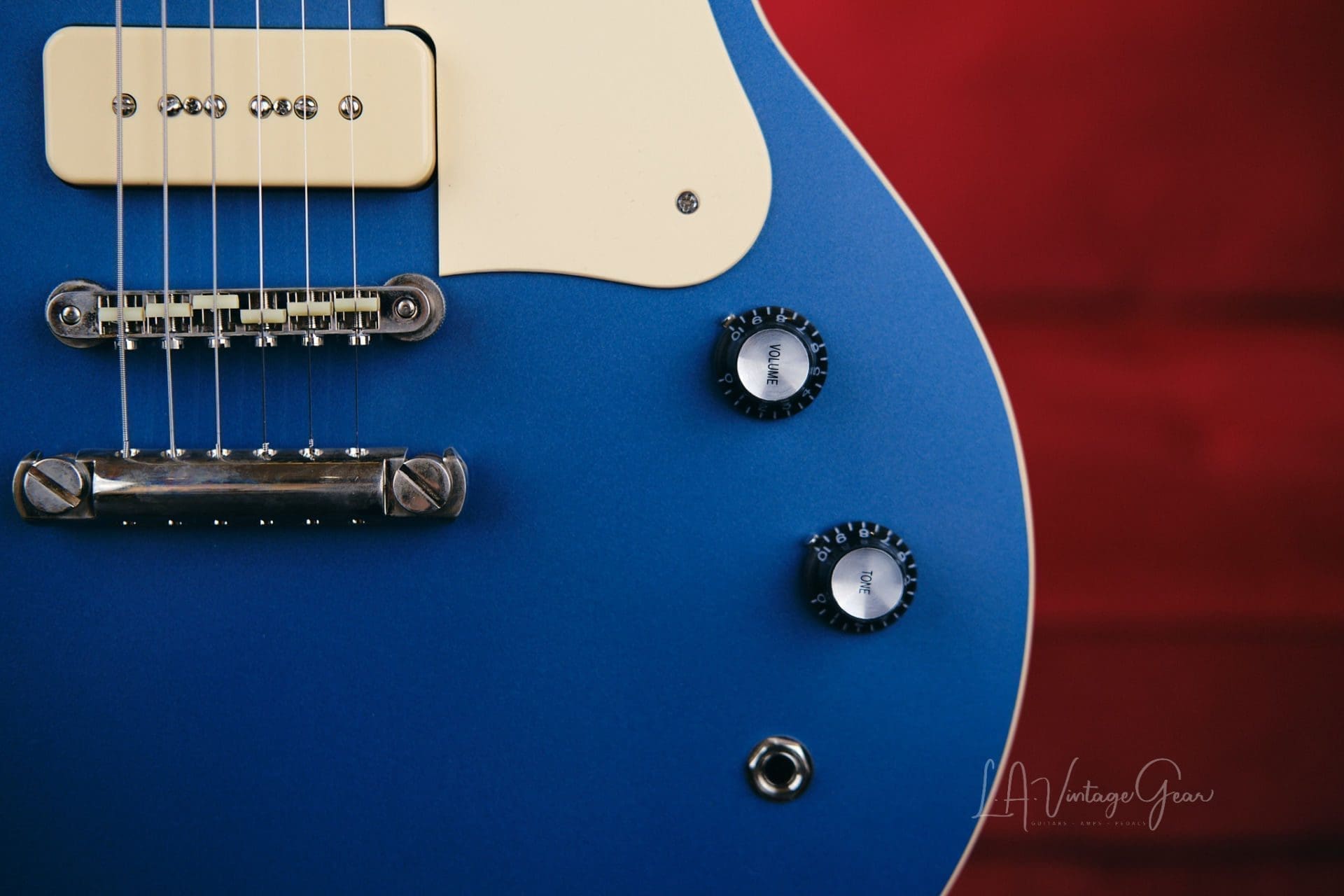 Josh Williams Stella Jr. Electric Guitar #276 - Lightly Relic'd Pelham Blue Finish with Lollar P90 Soapbar Pickups! - Image 5