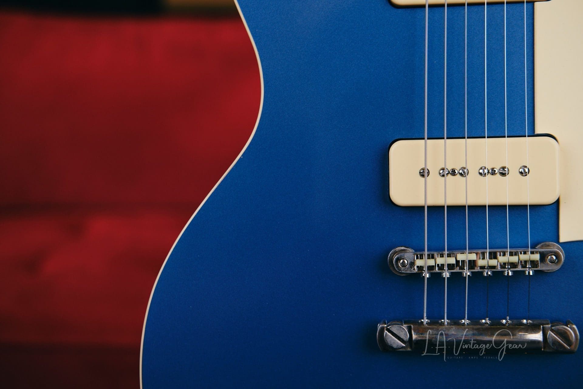 Josh Williams Stella Jr. Electric Guitar #276 - Lightly Relic'd Pelham Blue Finish with Lollar P90 Soapbar Pickups! - Image 6