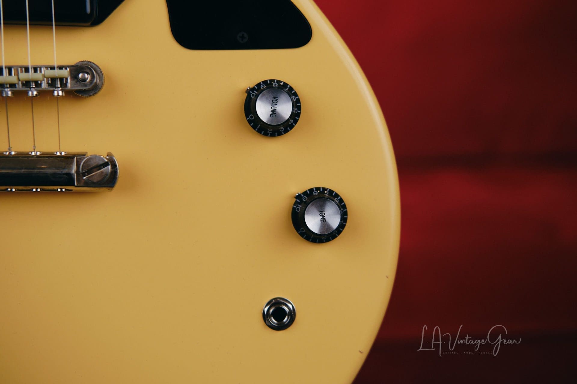 Josh Williams Stell Jr. Electric Guitar #319 - Lightly Relic'd TV Yellow Finish with 1x Lollar P90 Dogear Pickup - Image 7
