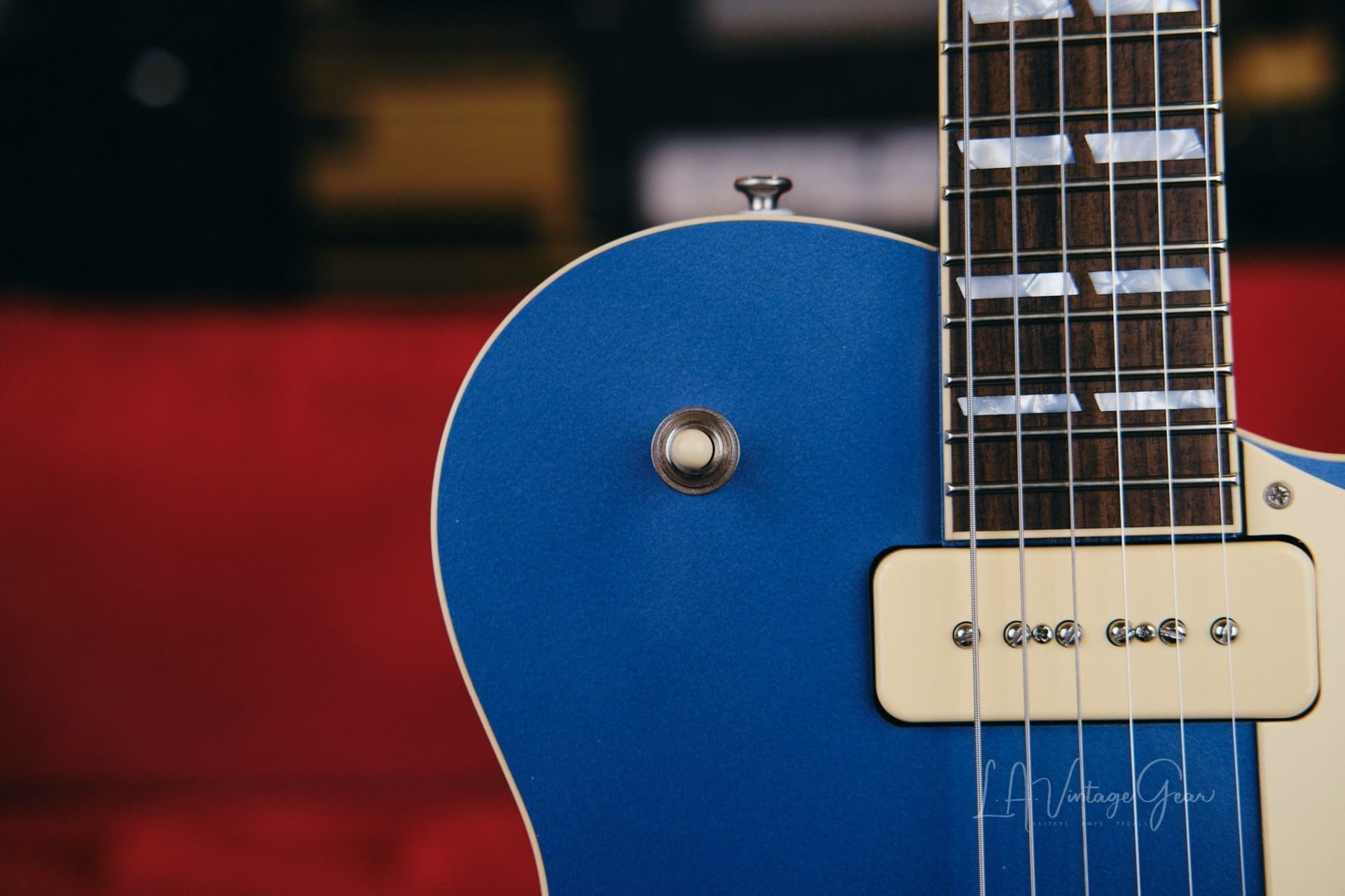 Josh Williams Stella Jr. Electric Guitar #276 - Lightly Relic'd Pelham Blue Finish with Lollar P90 Soapbar Pickups! - Image 7