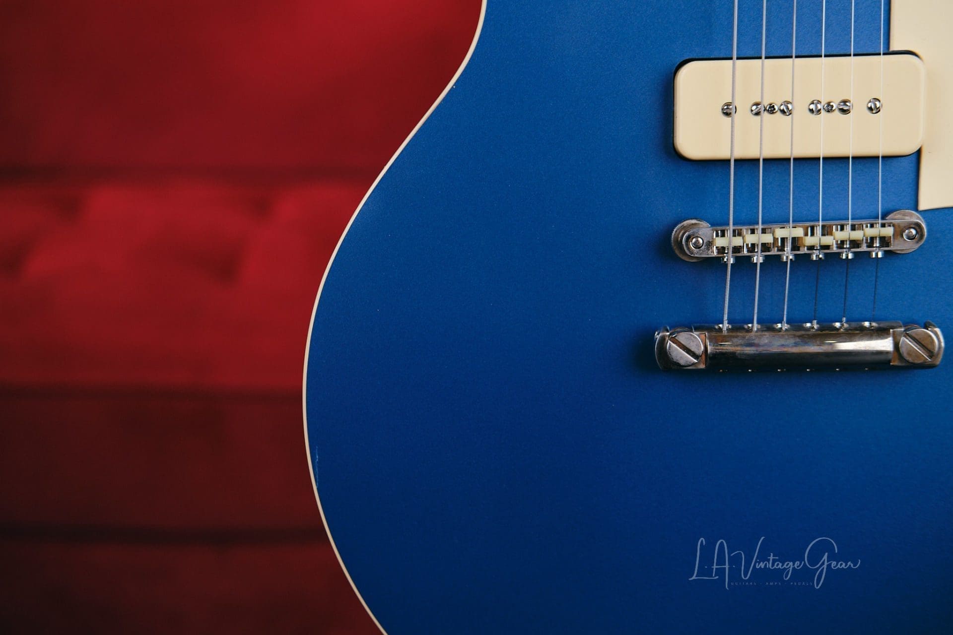 Josh Williams Stella Jr. Electric Guitar #276 - Lightly Relic'd Pelham Blue Finish with Lollar P90 Soapbar Pickups! - Image 9