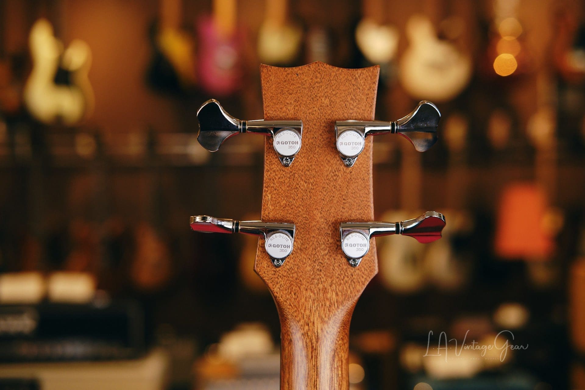 Grez 'Mendocino' Long Scale Electric Bass Guitar-Lightweight Semi-Hollowbody! Solid Old Growth Redwood Top! - Image 19