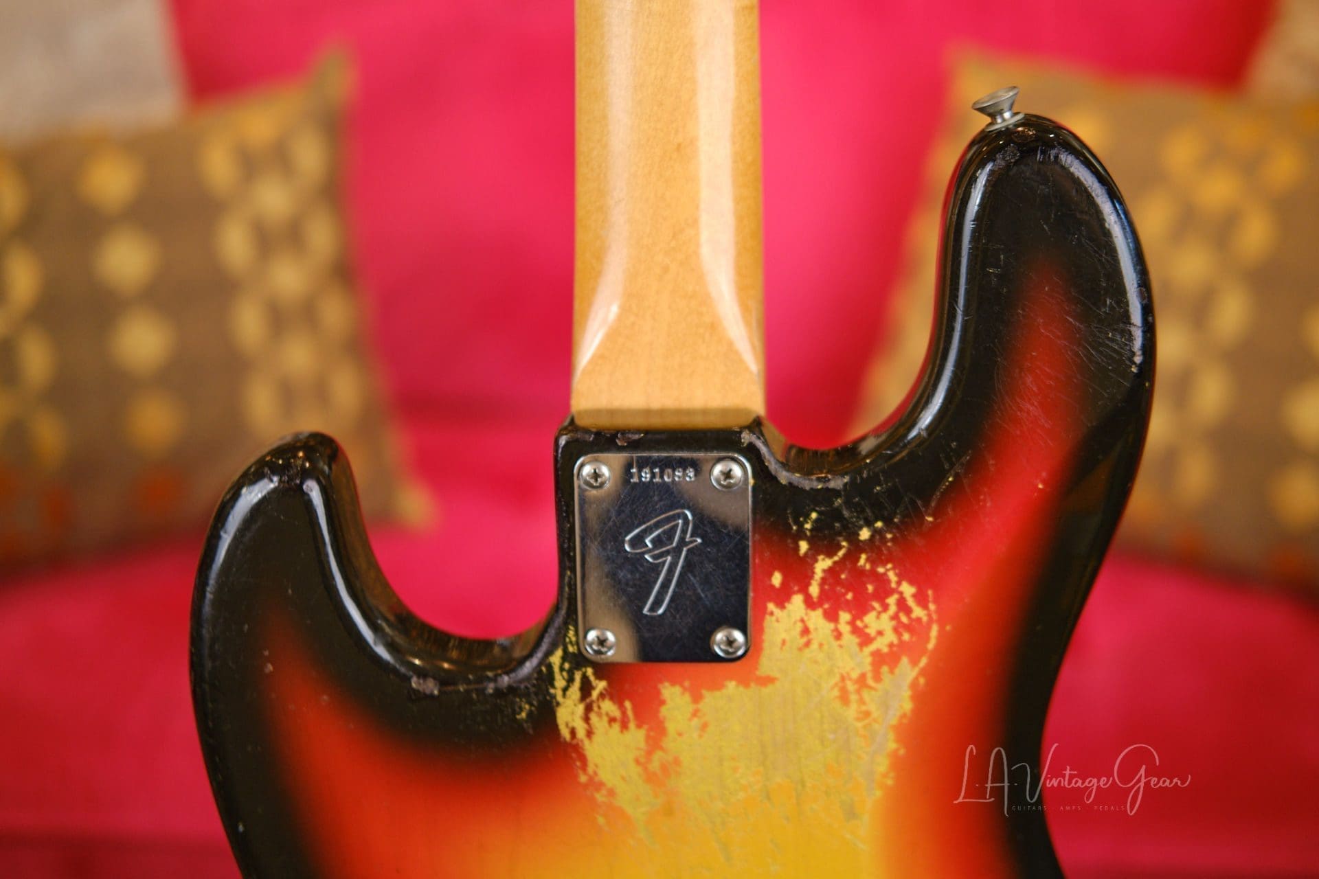 1966 Fender Jazz Bass - With OHSC, Covers, and Lollipop Tuners! - Image 10