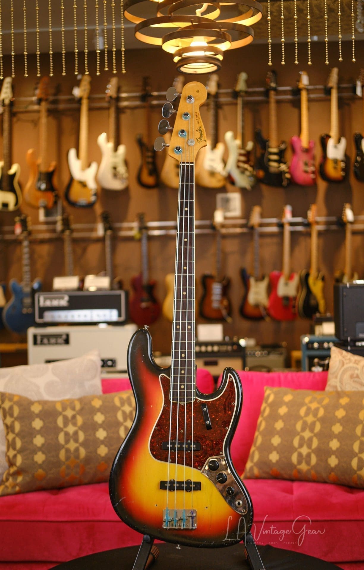 1966 Fender Jazz Bass - With OHSC, Covers, and Lollipop Tuners!