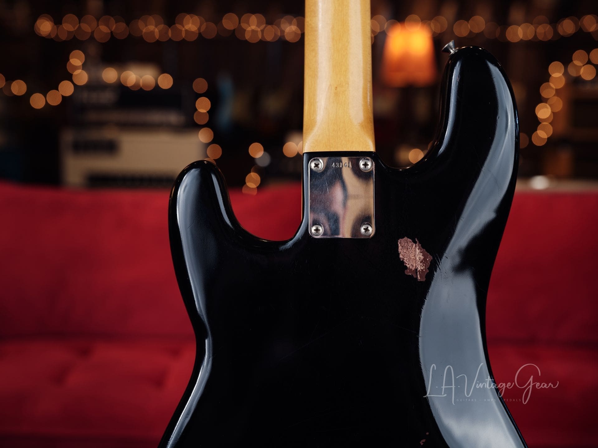 1960 Fender Precision Bass - Refinished in Black! - Image 15