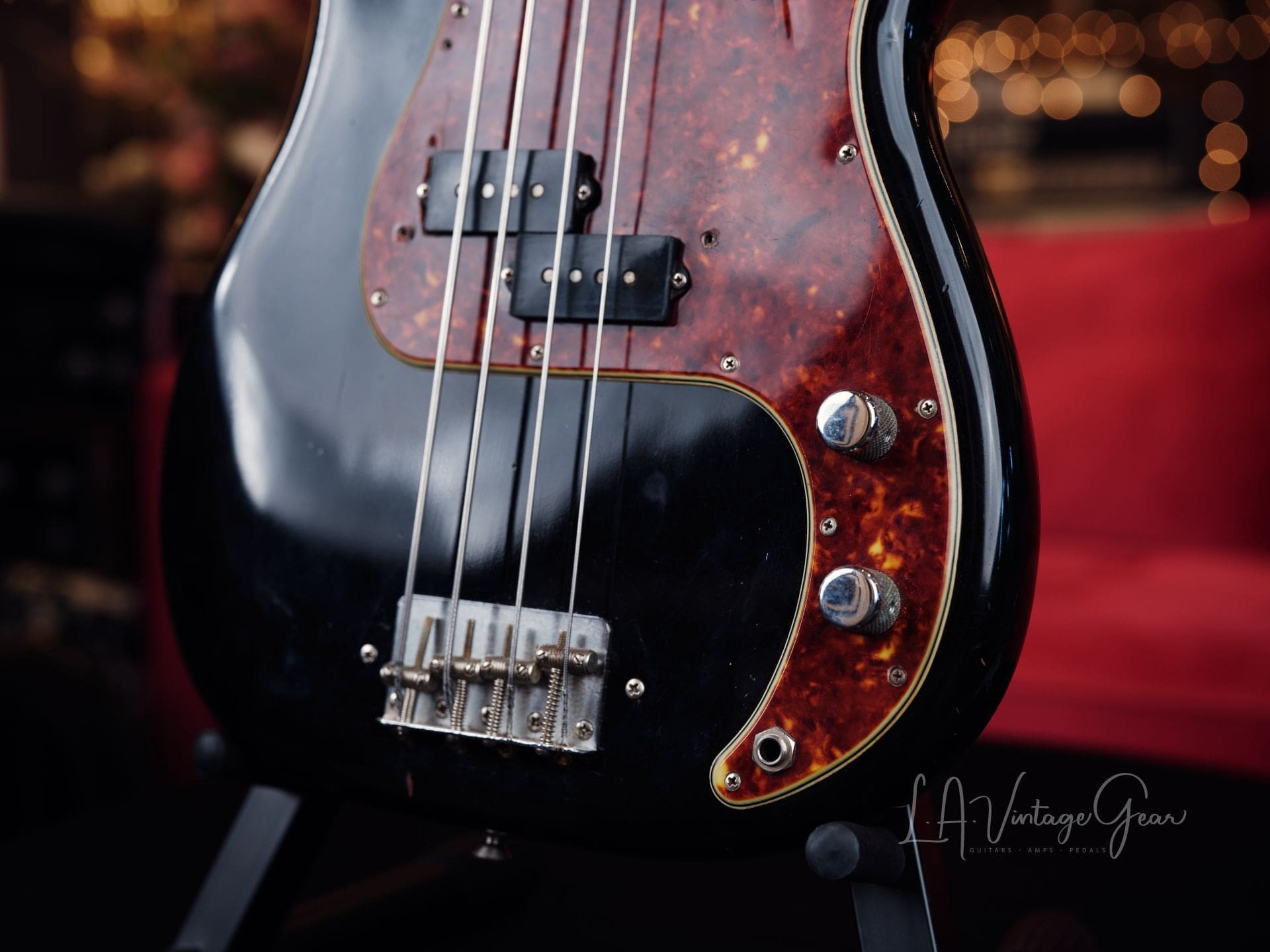 1960 Fender Precision Bass - Refinished in Black! - Image 4